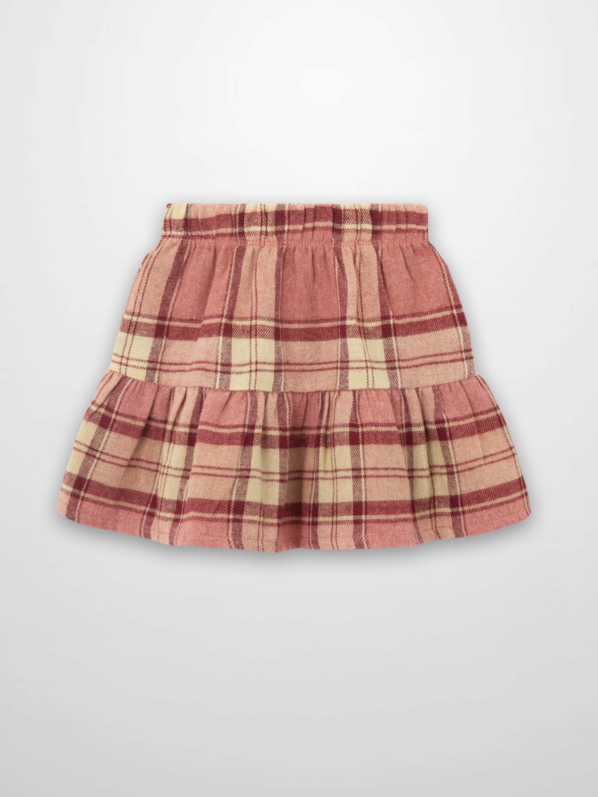 Plaid Skirt - Pink