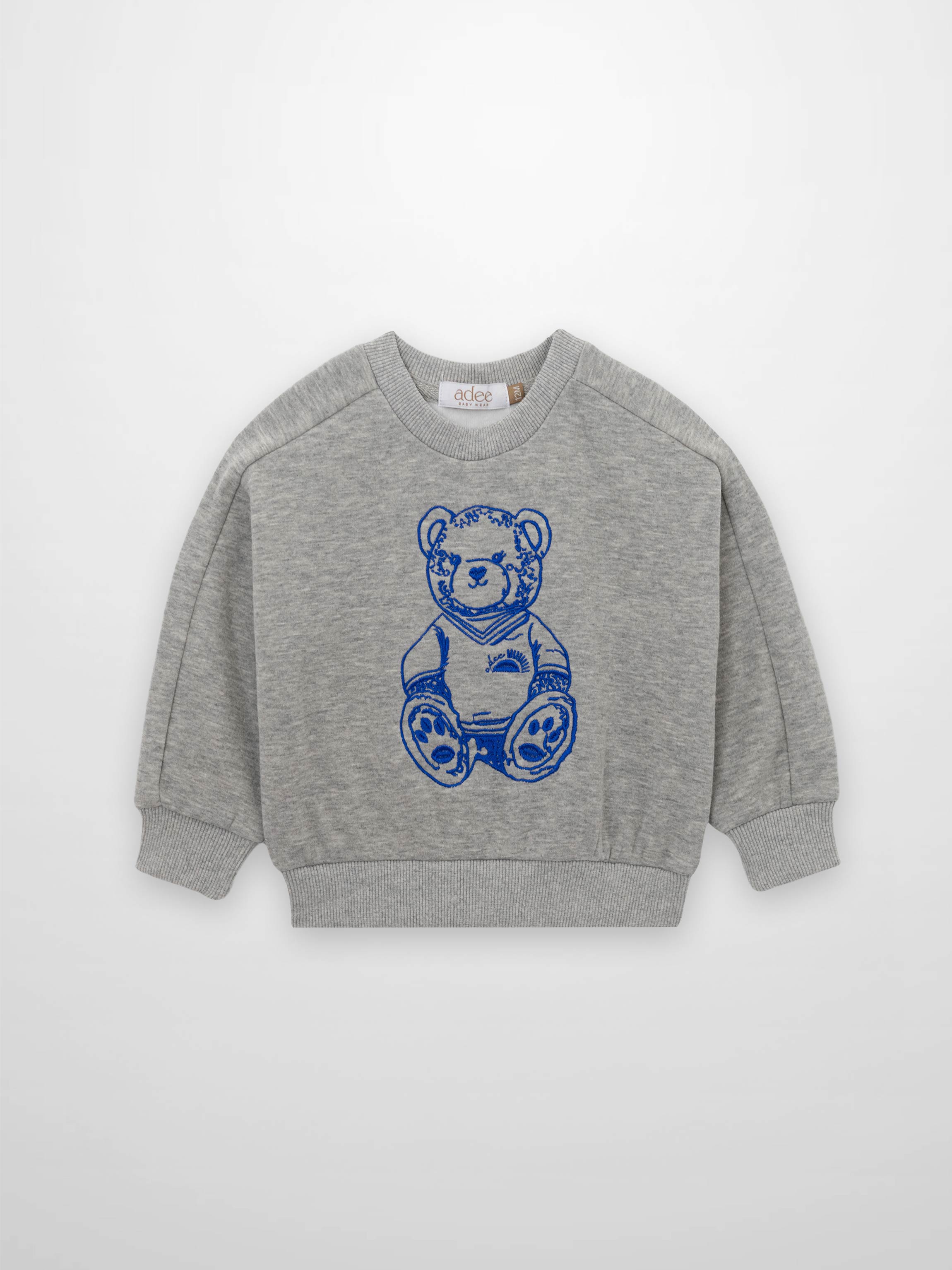Teddy Bear Sweatshirt - Blue