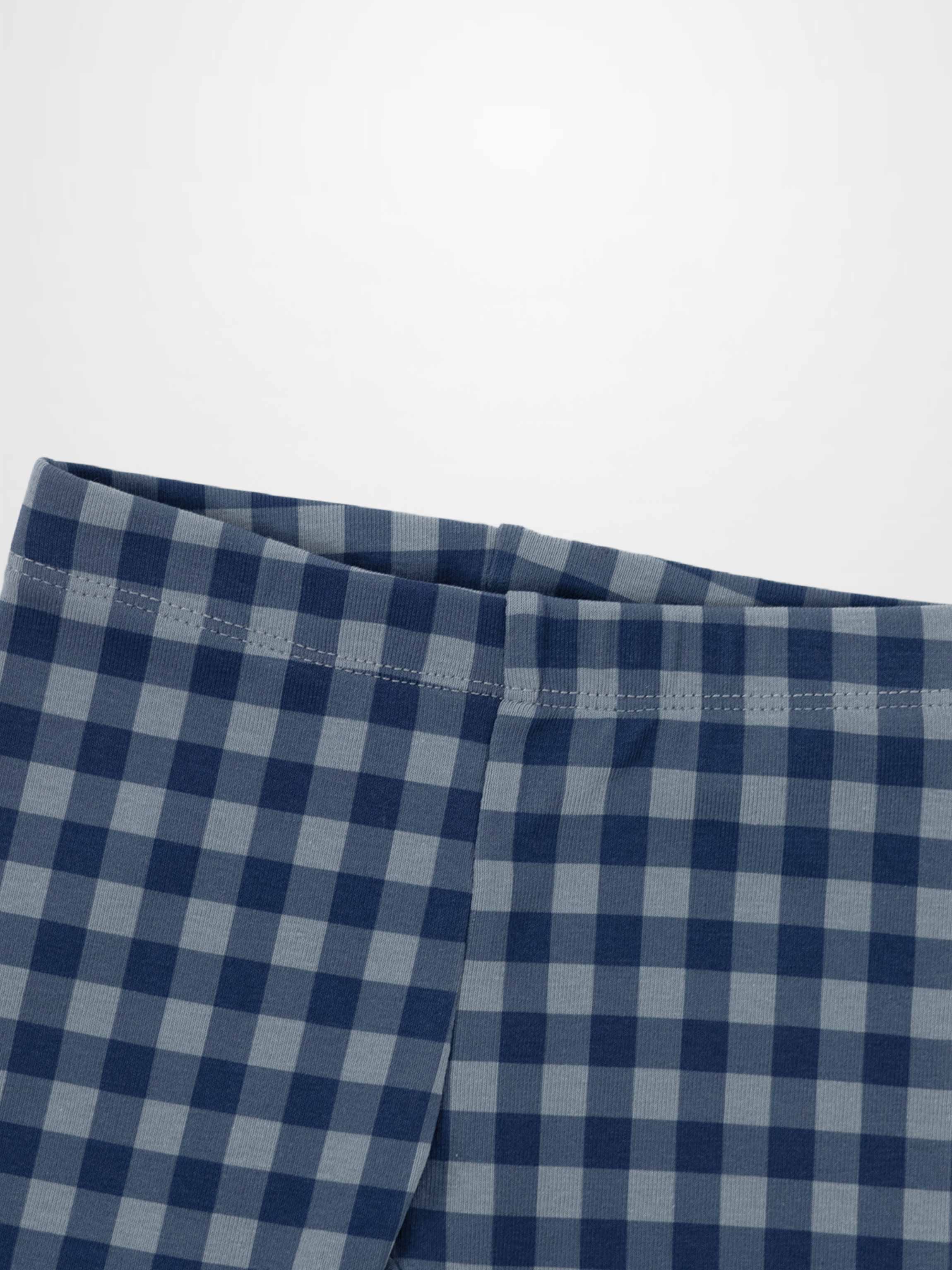 Gingham Pajamas - Blue