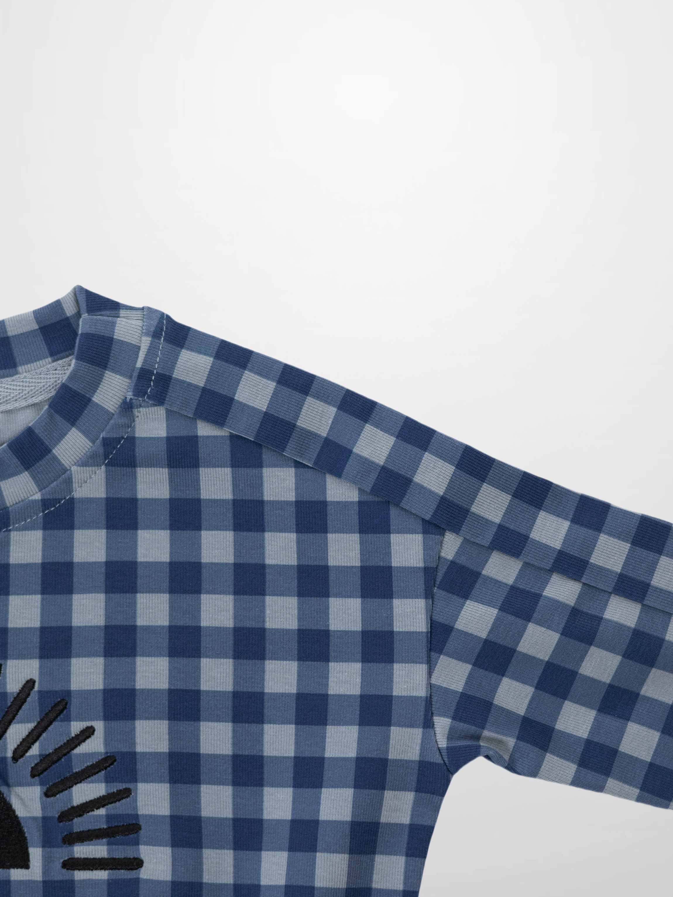 Gingham Pajamas - Blue