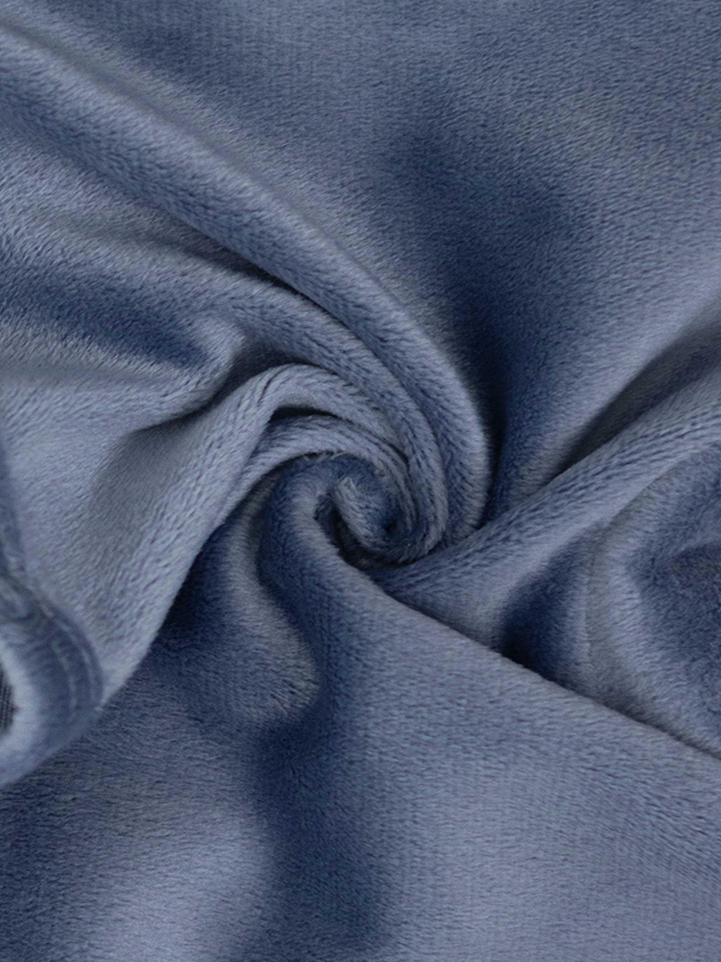 Velour Carriage Stretchy - Blue