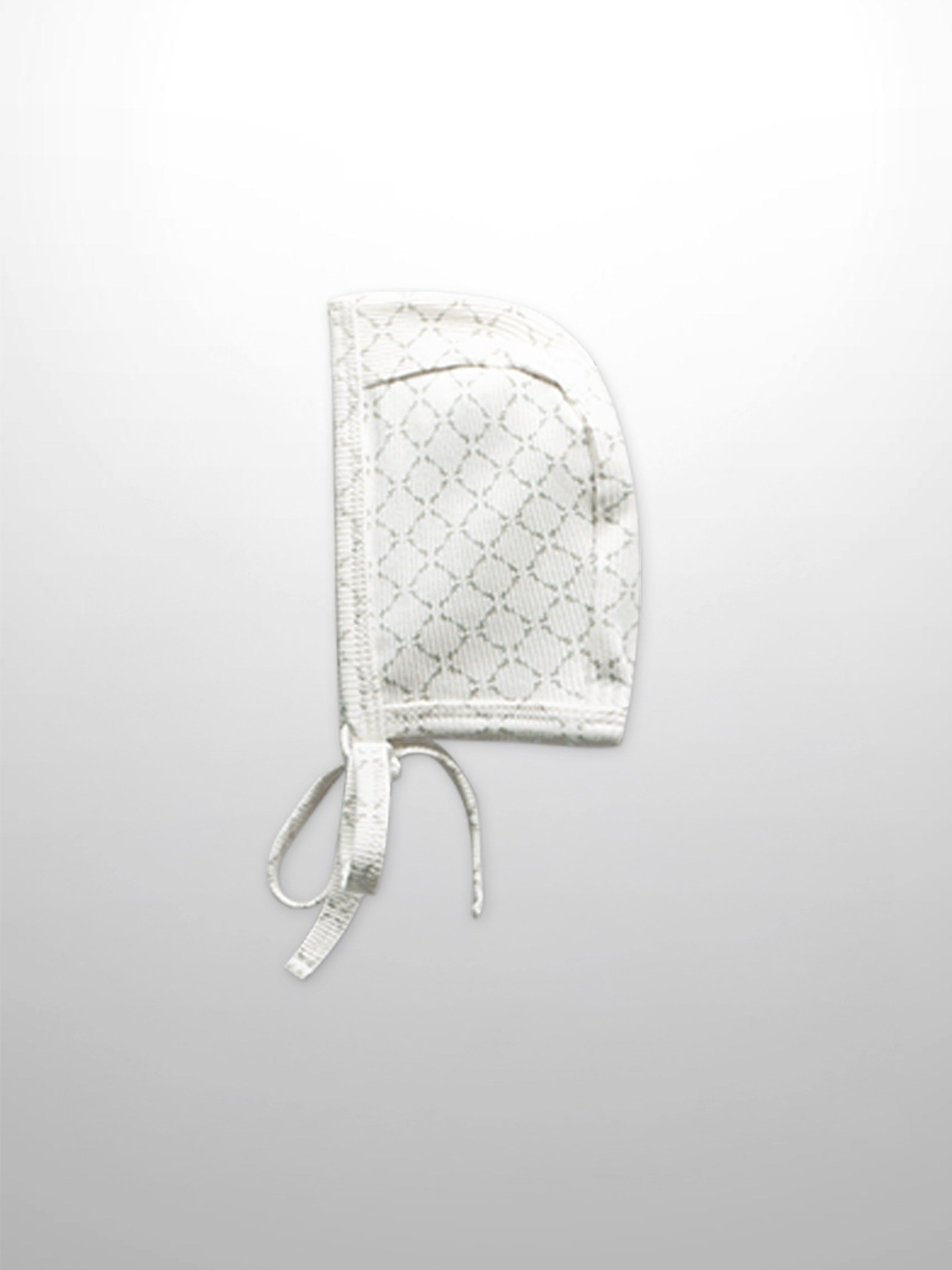 Tendril Vines Stretchy & Bonnet- Grey