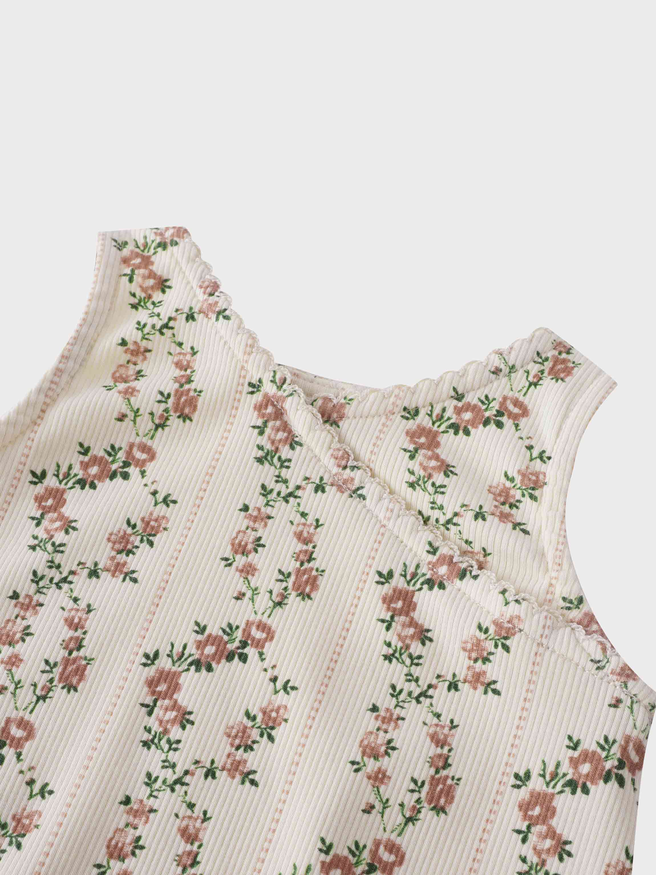 Floral Cascade Romper