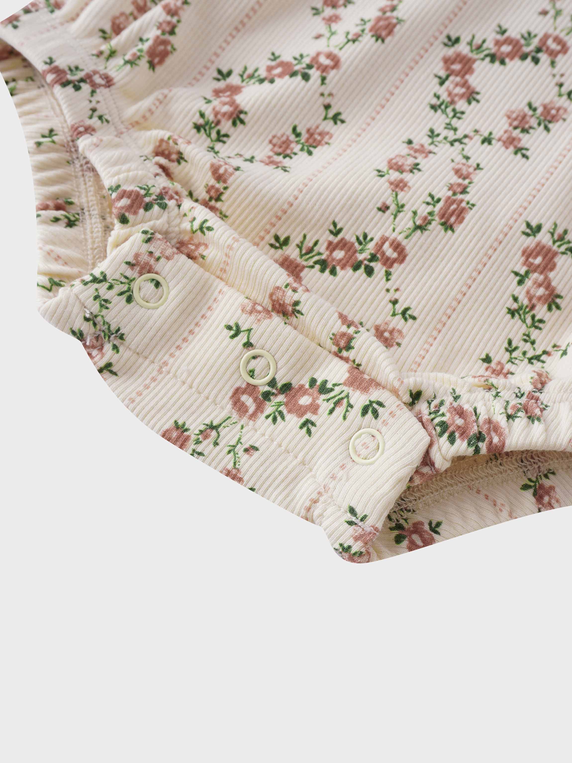 Floral Cascade Romper