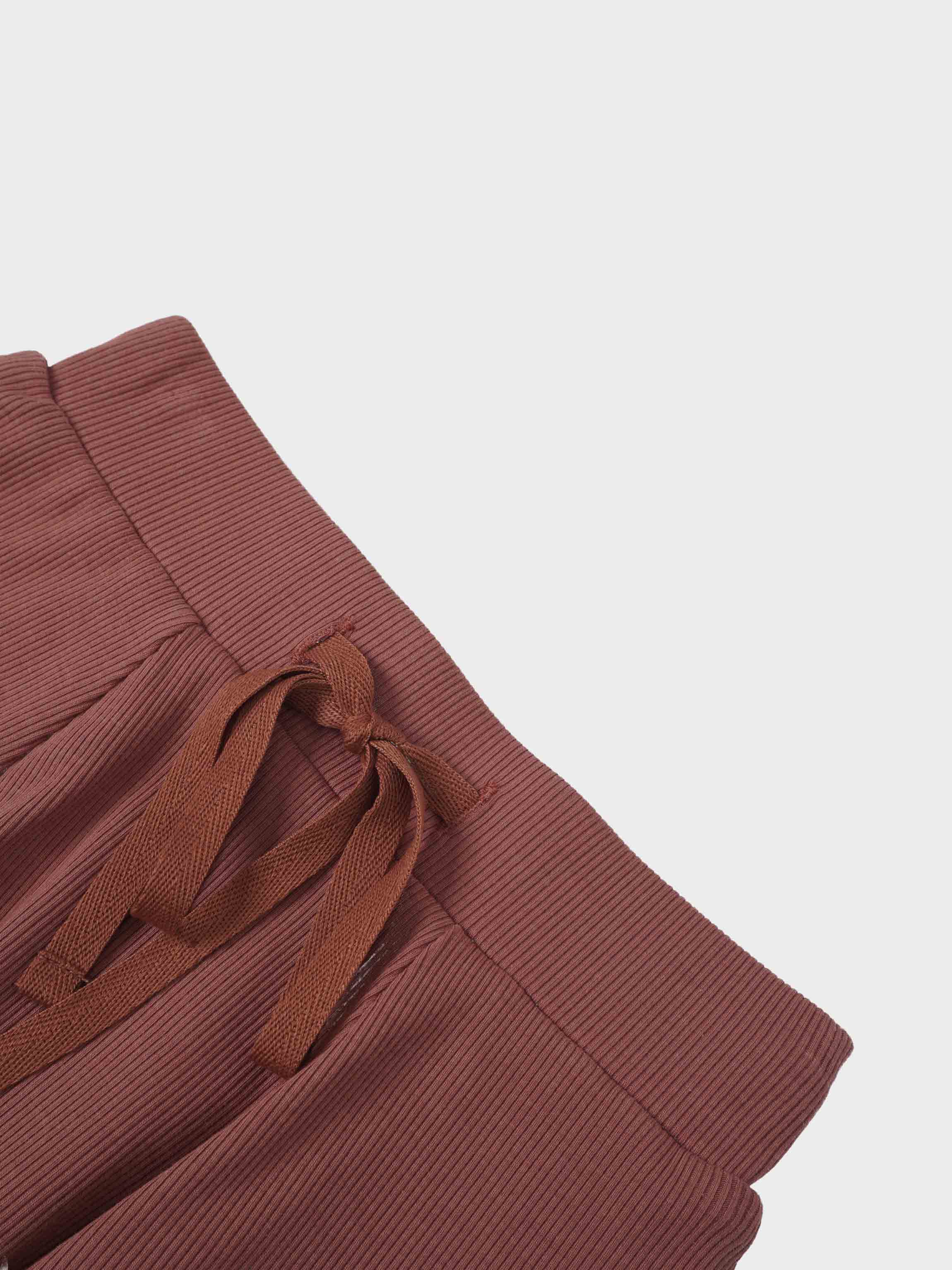 Embossed Logo Skirt - Brick