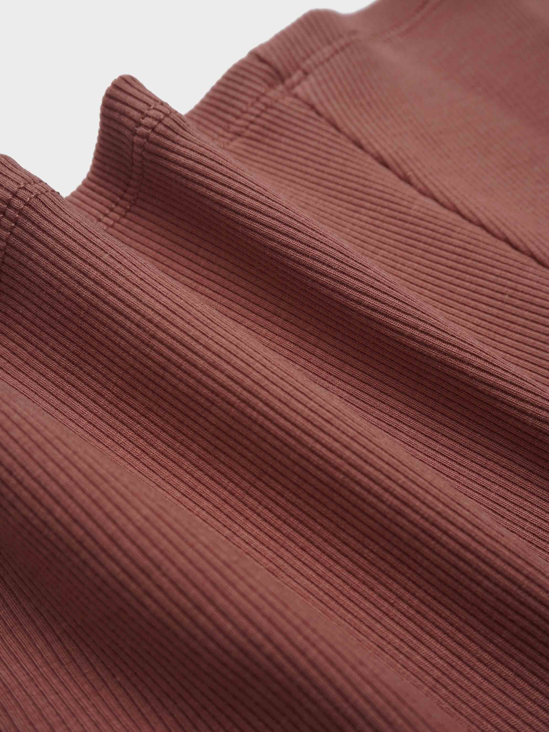 Embossed Logo Skirt - Brick