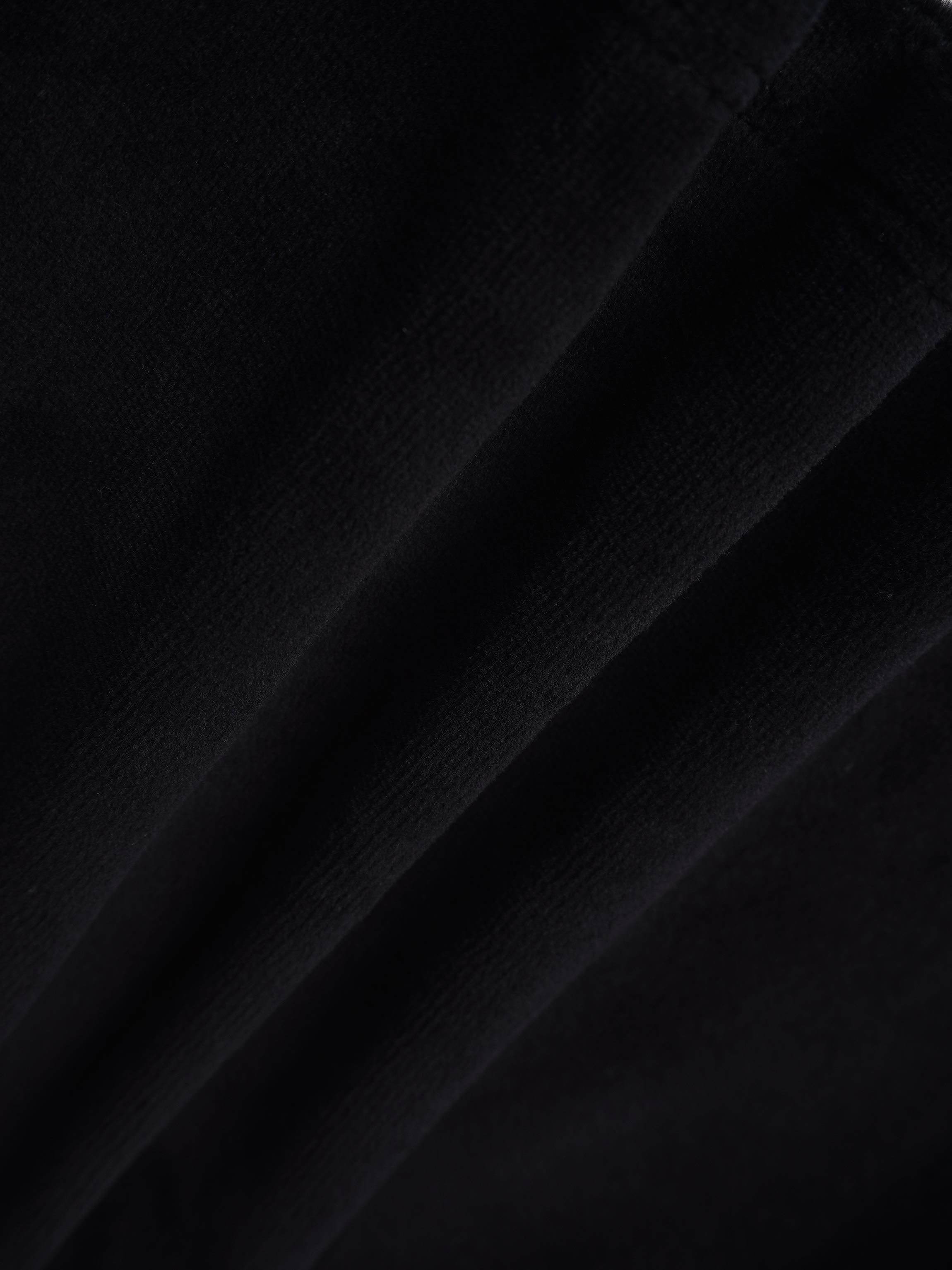 Velour Circle Skirt - Black