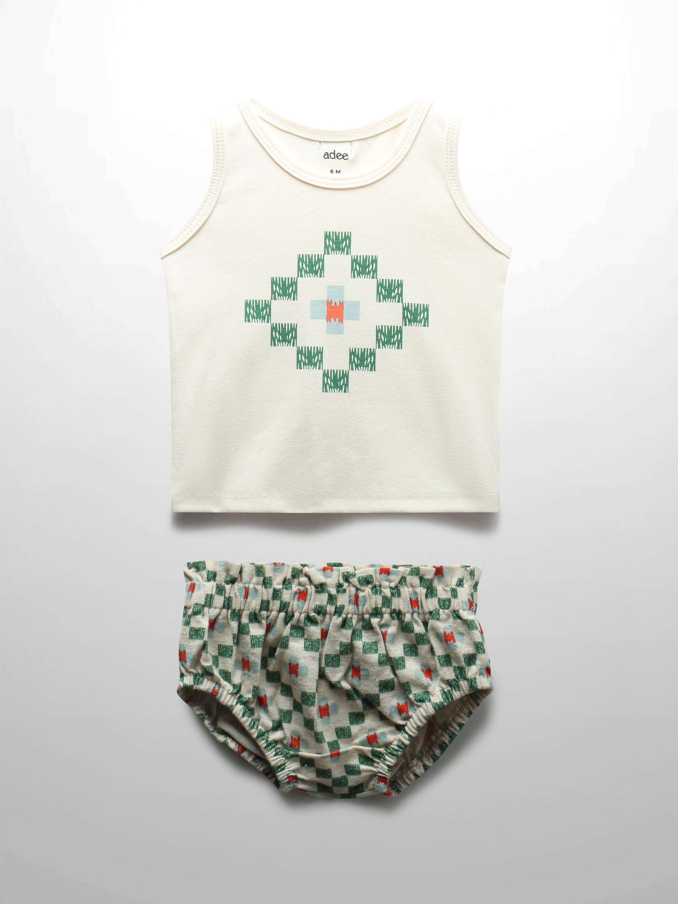 Green Diamond Tank Set
