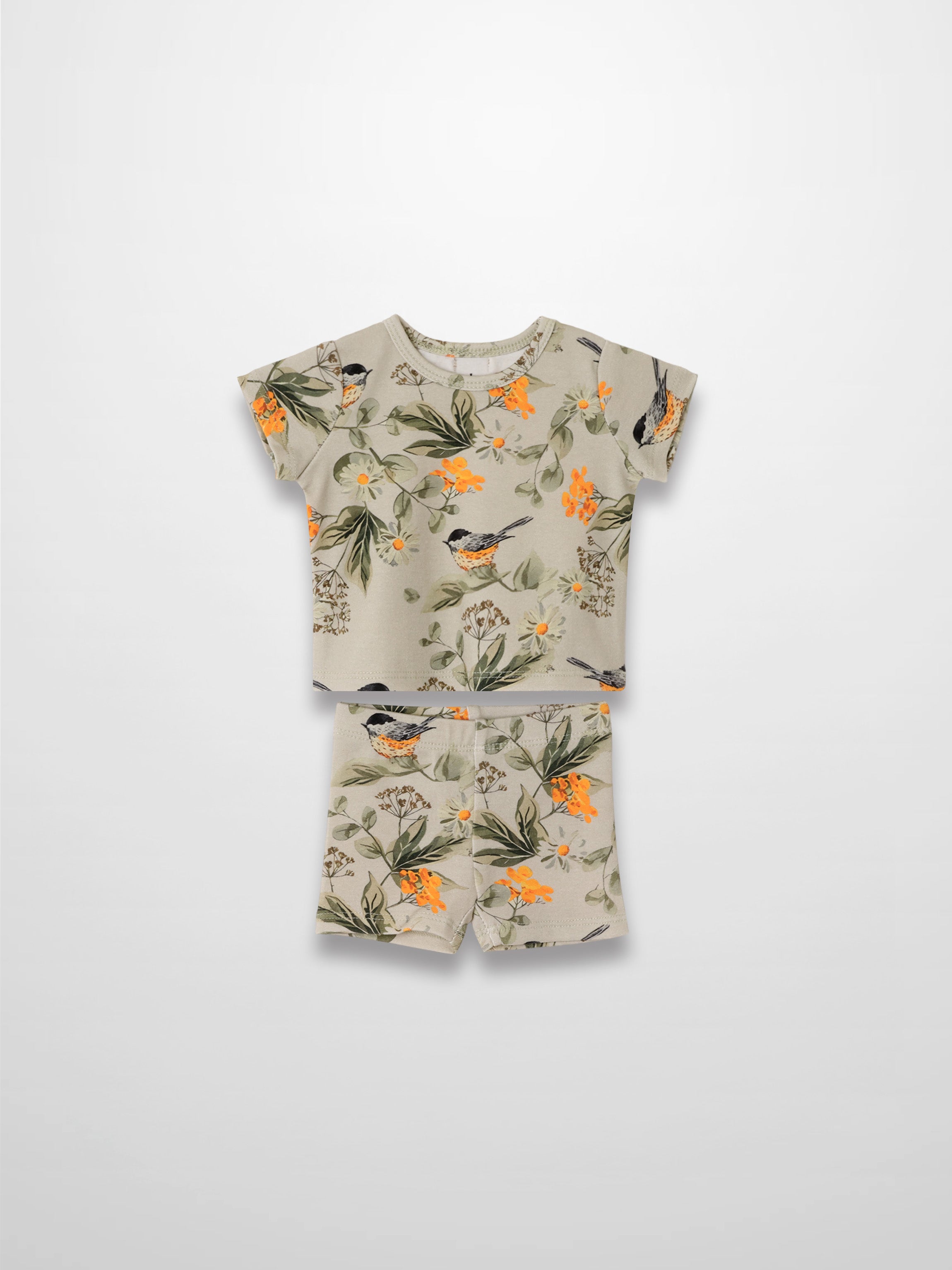 Garden Finch Shorts Set