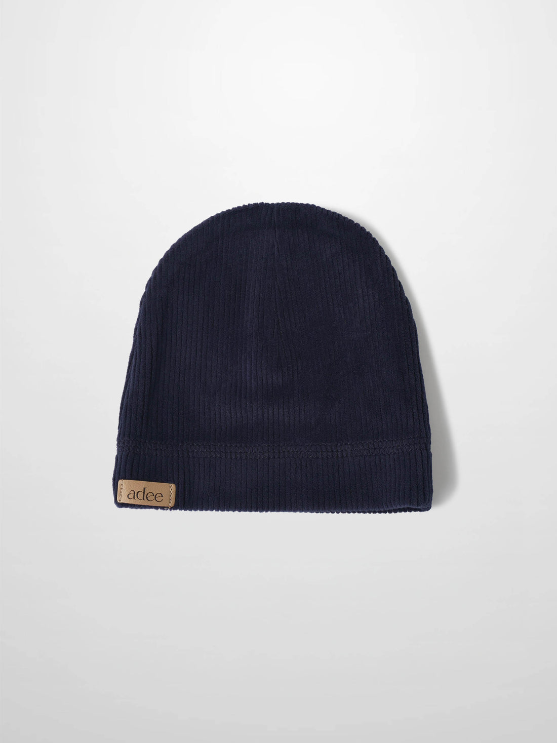 Embroidered Bunny Beanie - Navy