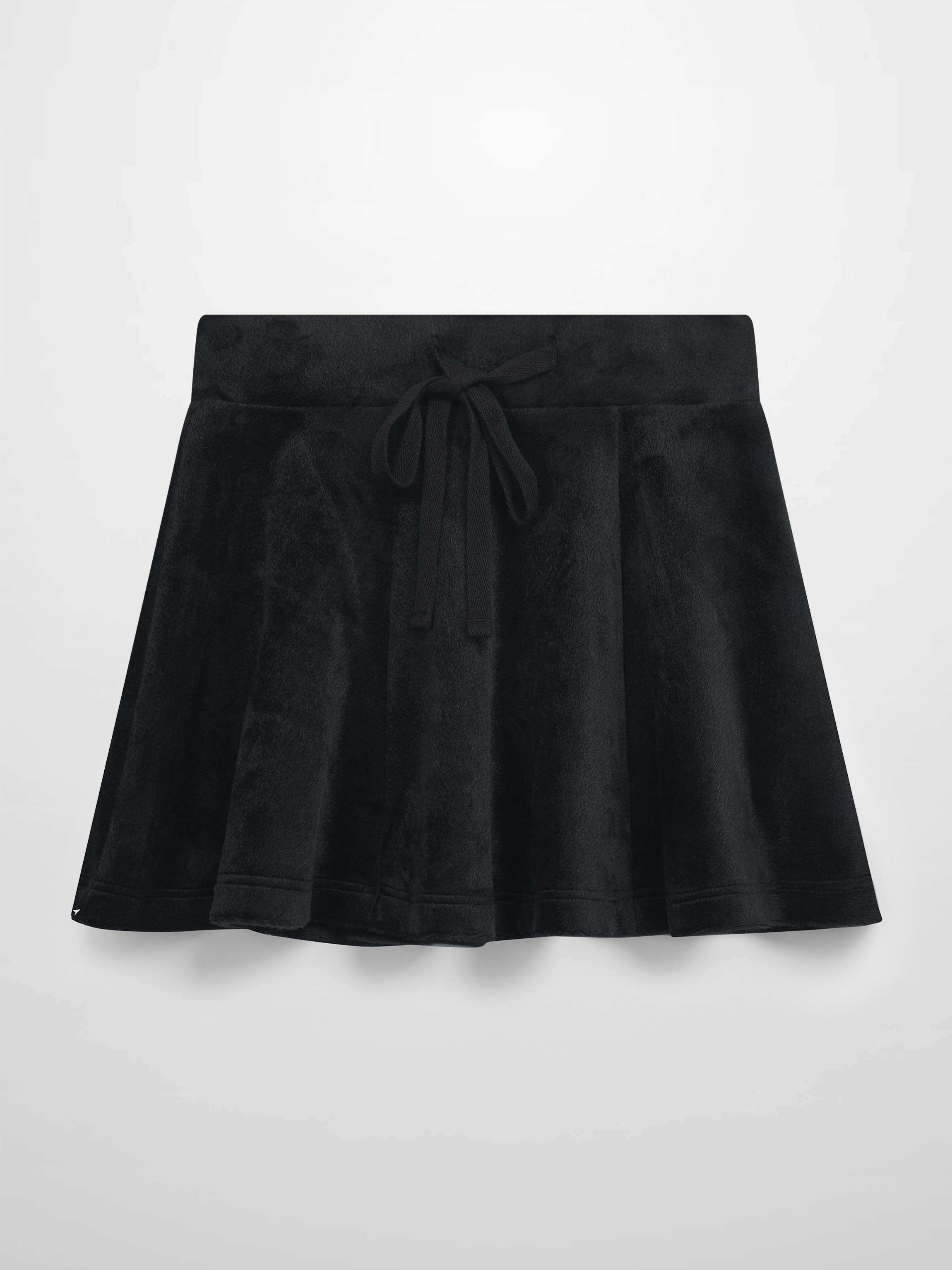 6 Panel Skirt- Black Velour