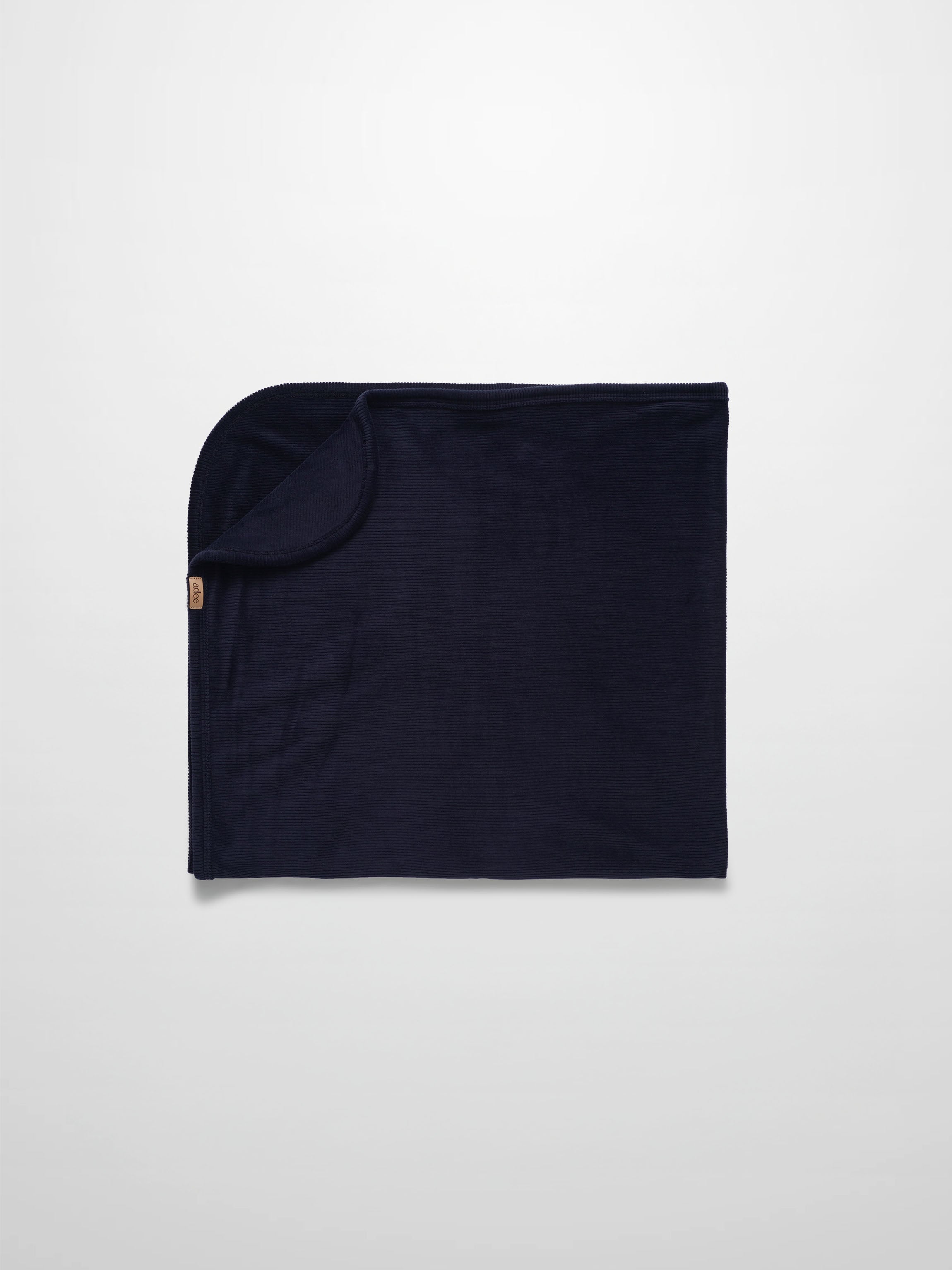 Embroidered Bunny Blanket - Navy