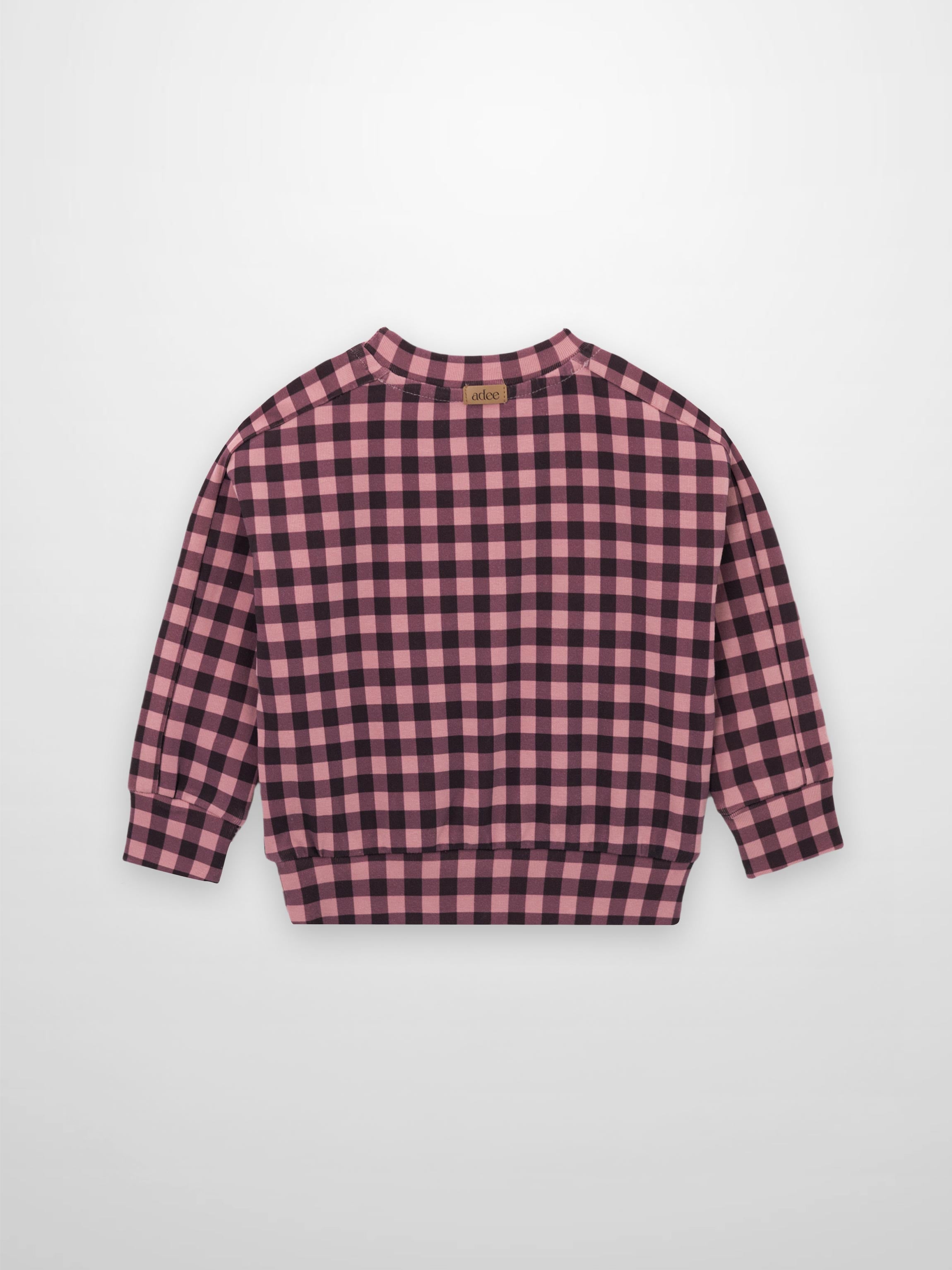 Gingham Pajamas - Burgundy