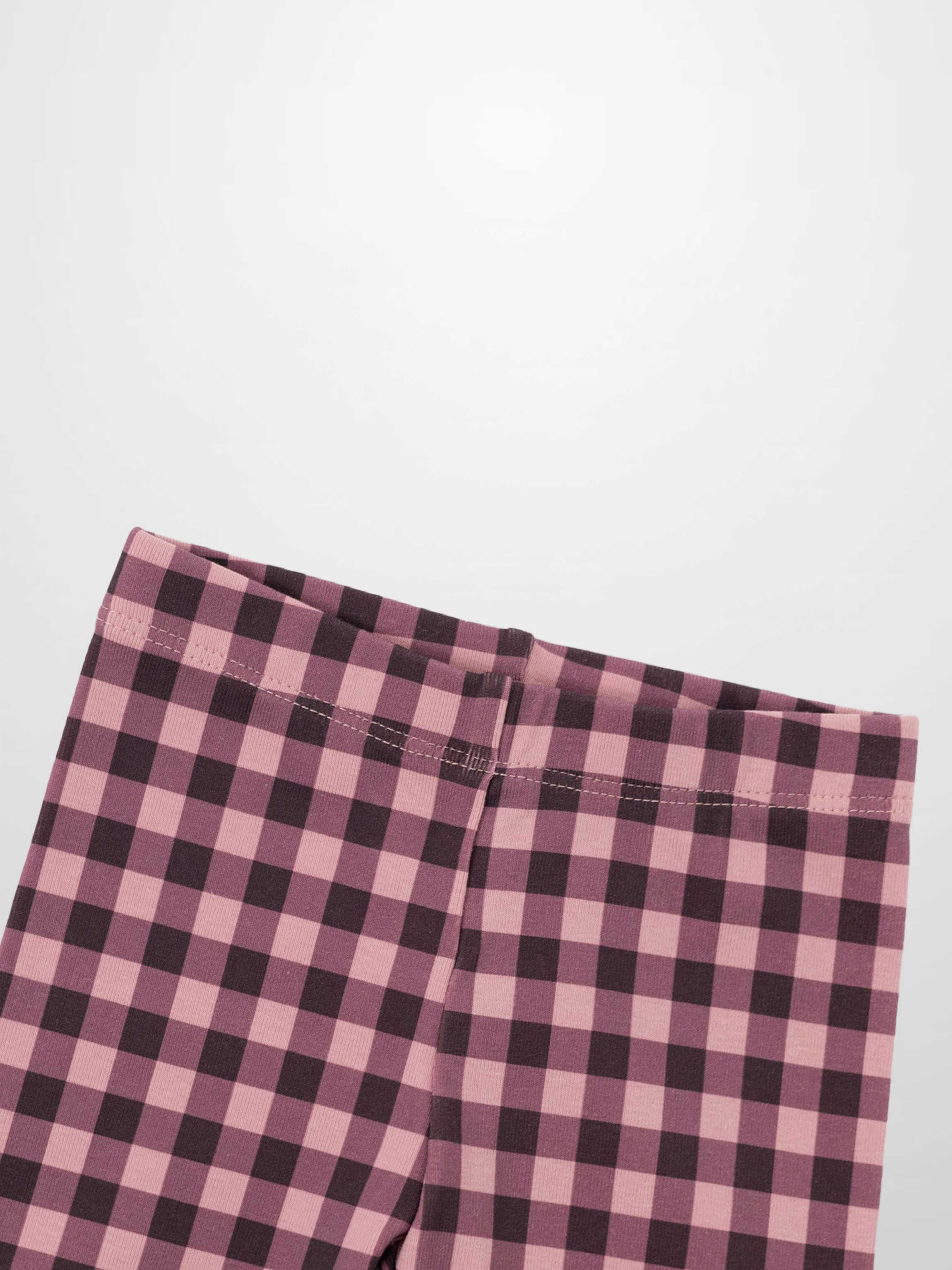 Gingham Pajamas - Burgundy