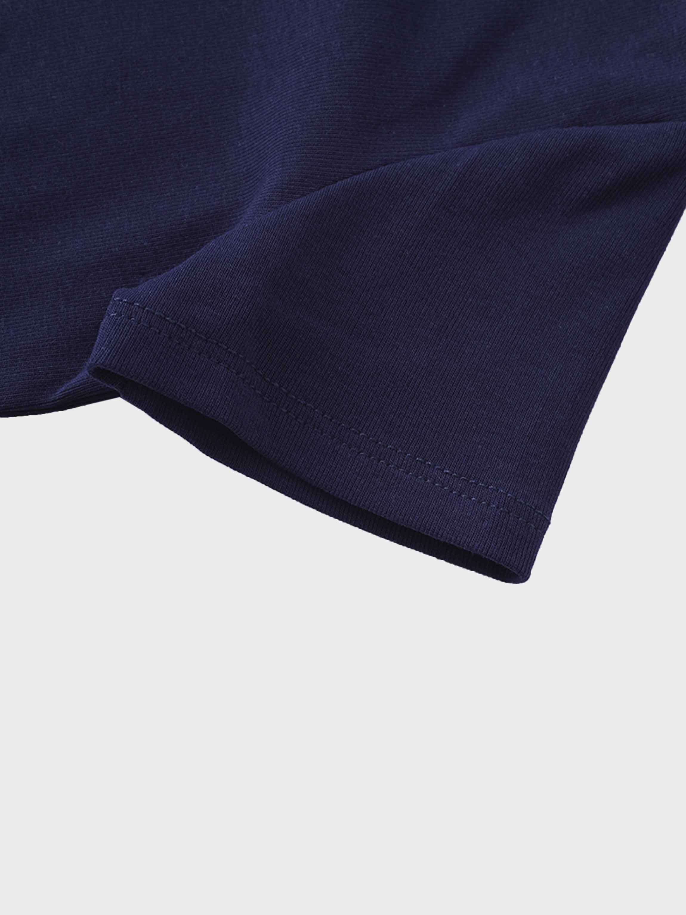 Baseball Cap T-shirt -Navy