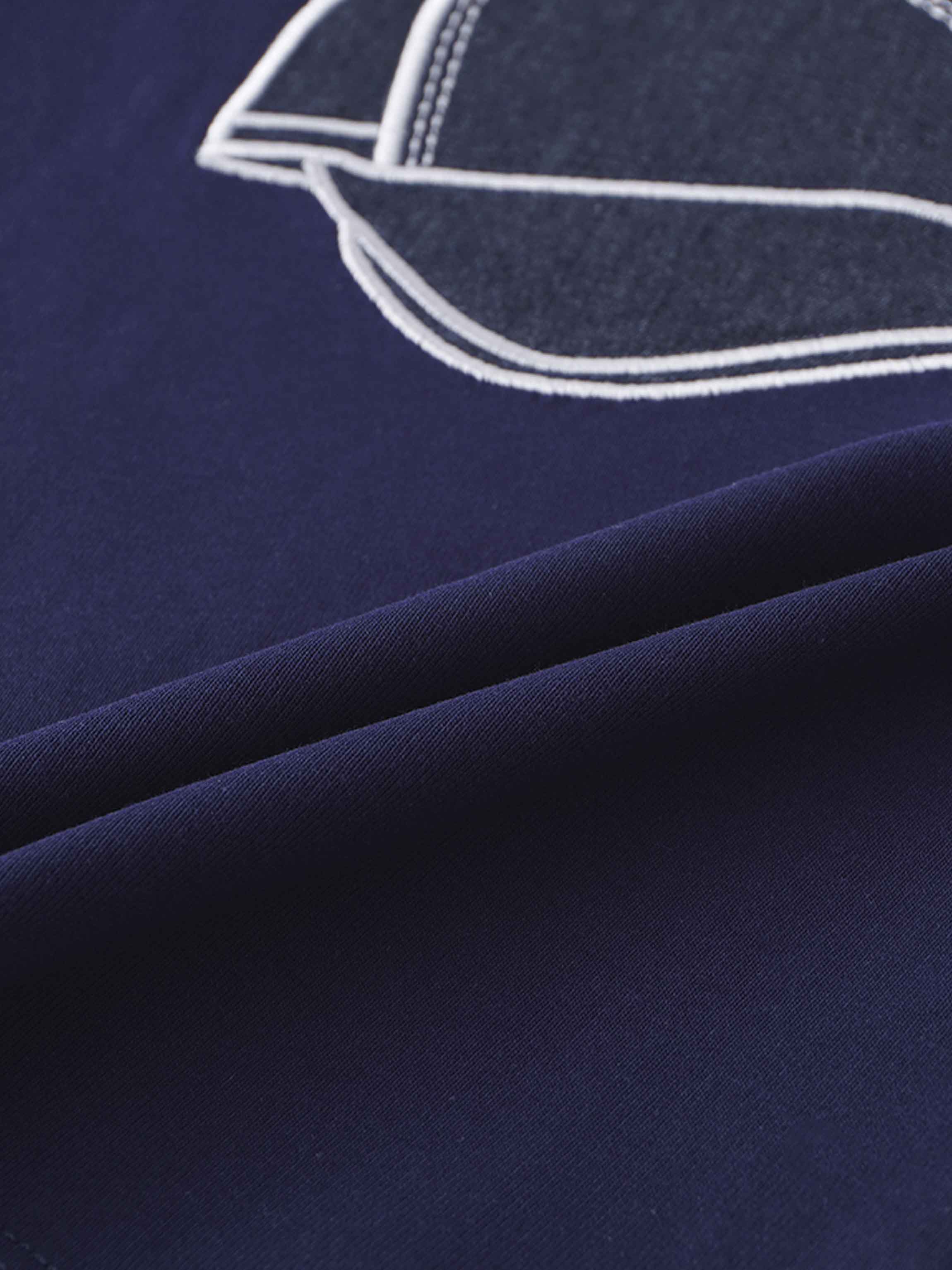 Baseball Cap T-shirt -Navy
