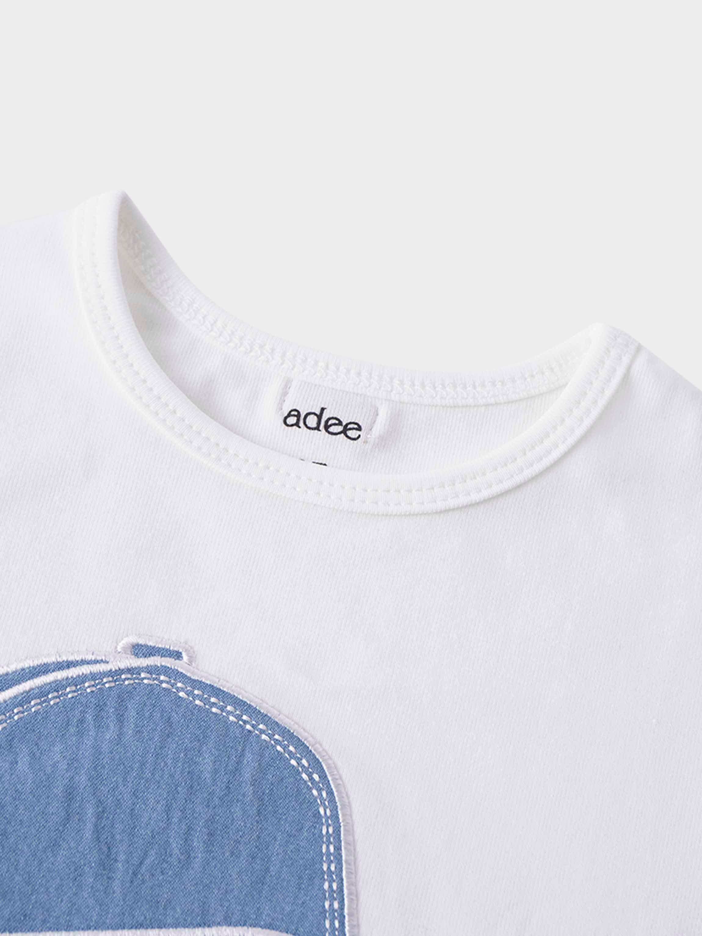 Baseball cap T-shirt -White