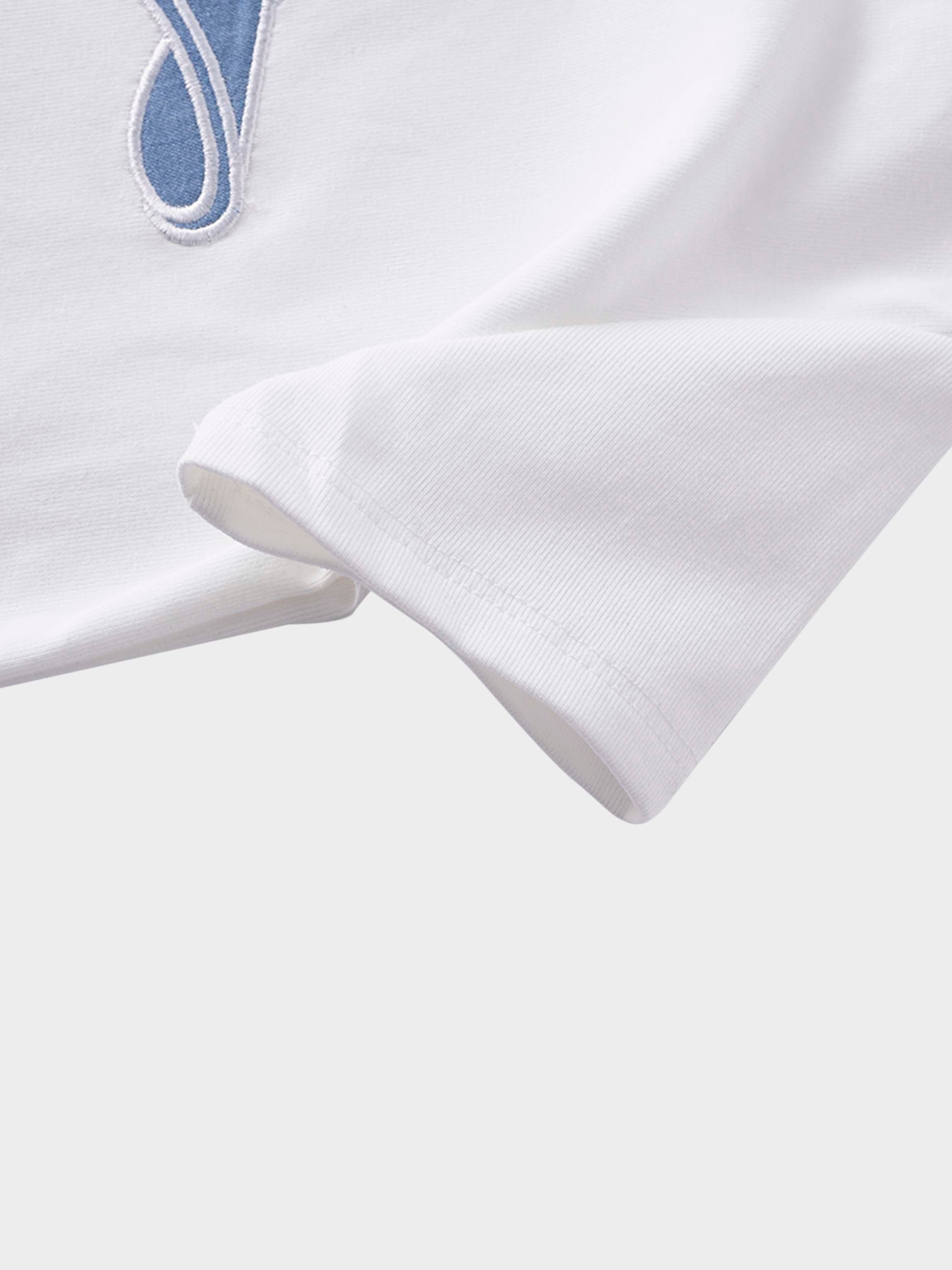 Baseball cap T-shirt -White