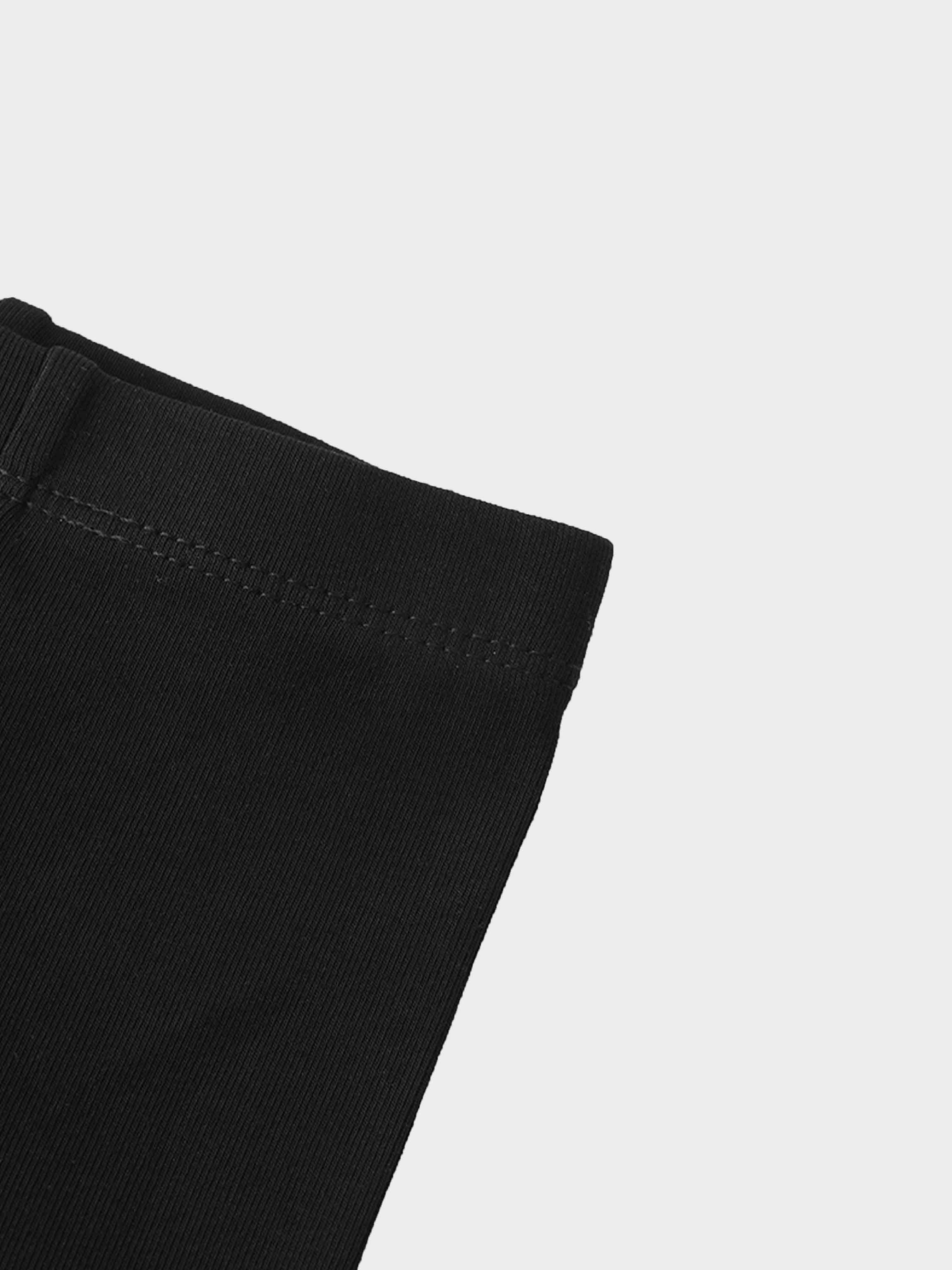 Biker Shorts Non Ribbed-Black