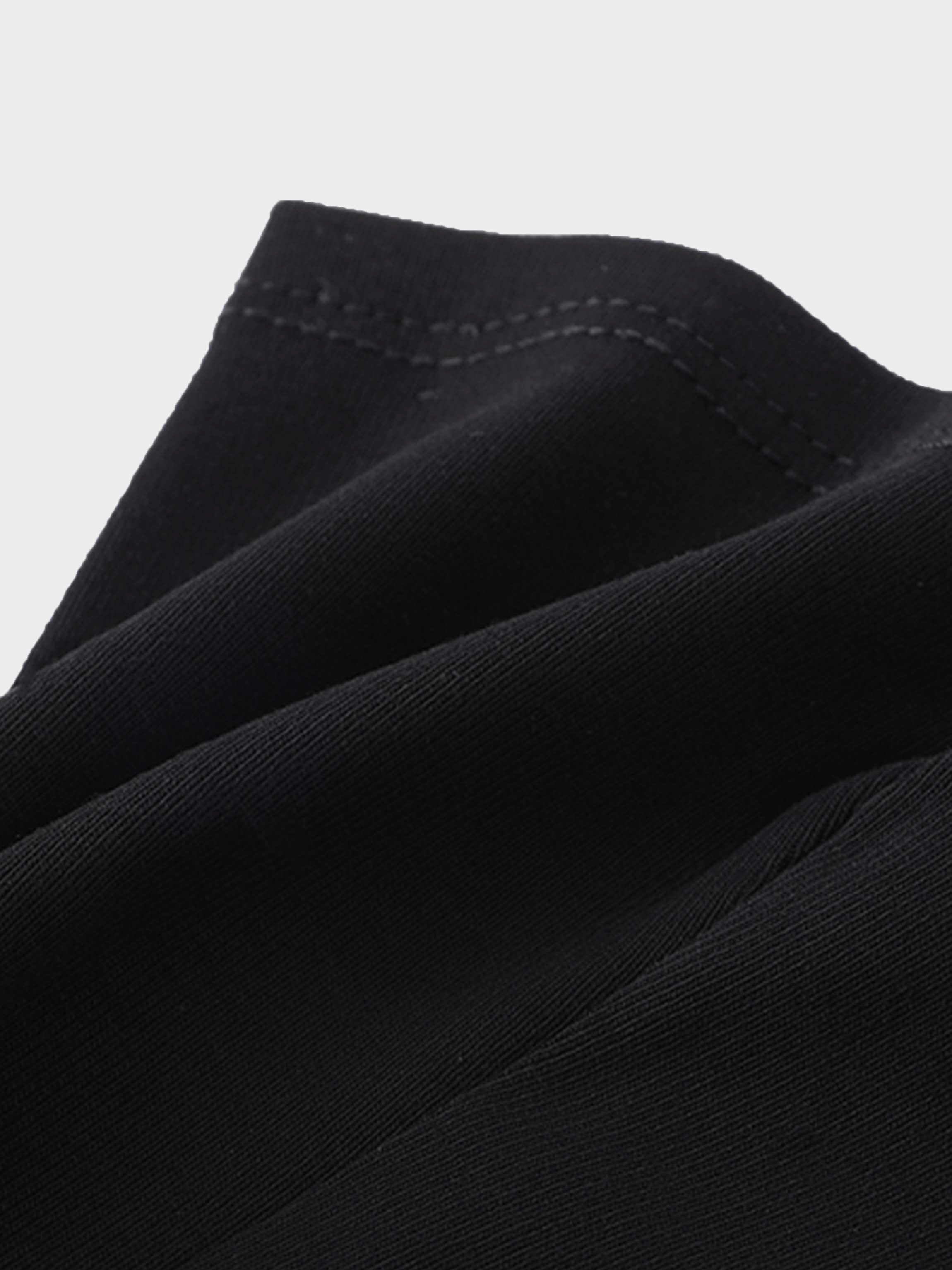 Biker Shorts Non Ribbed-Black