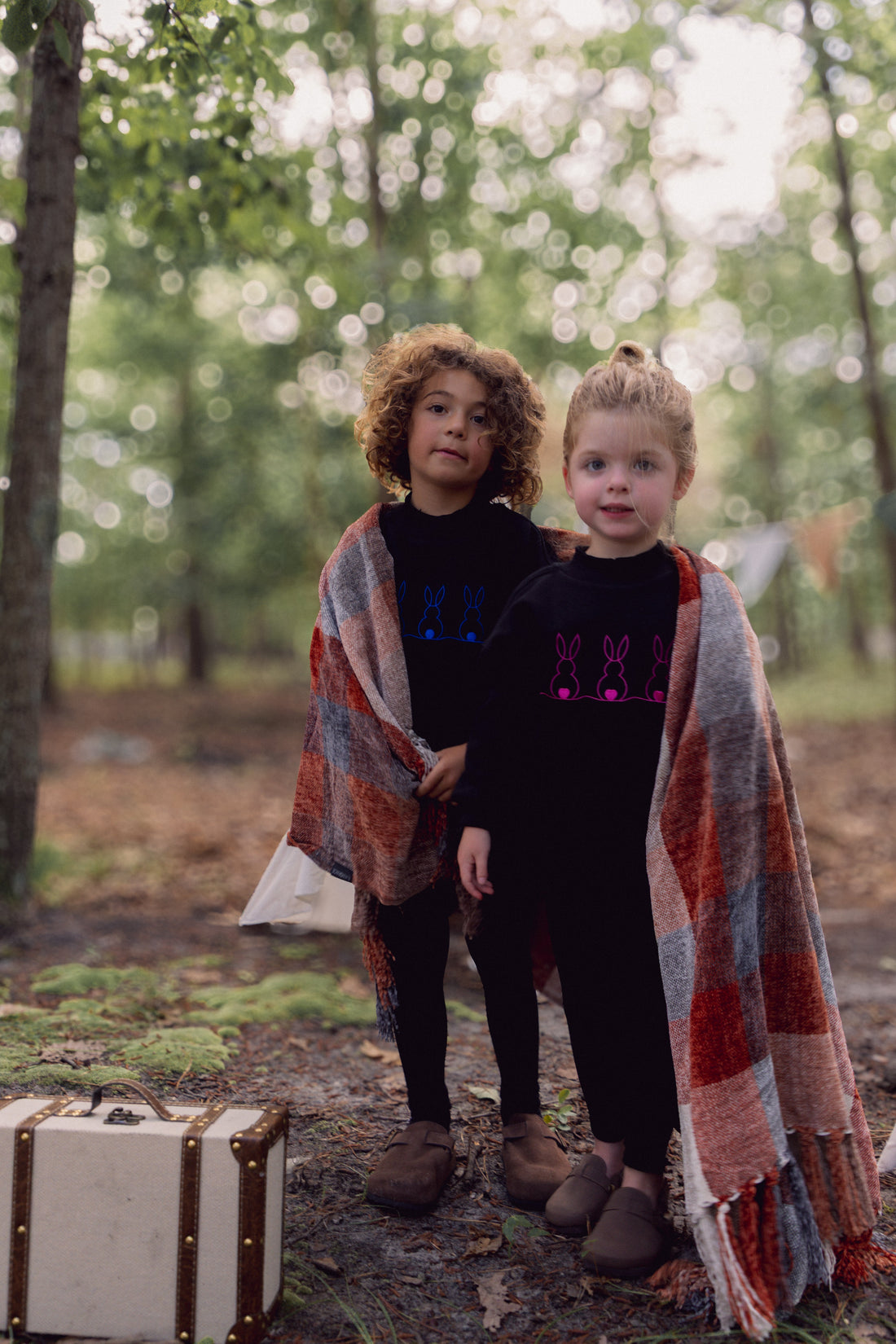 Embroidered Bunny Sweatshirt - Pink