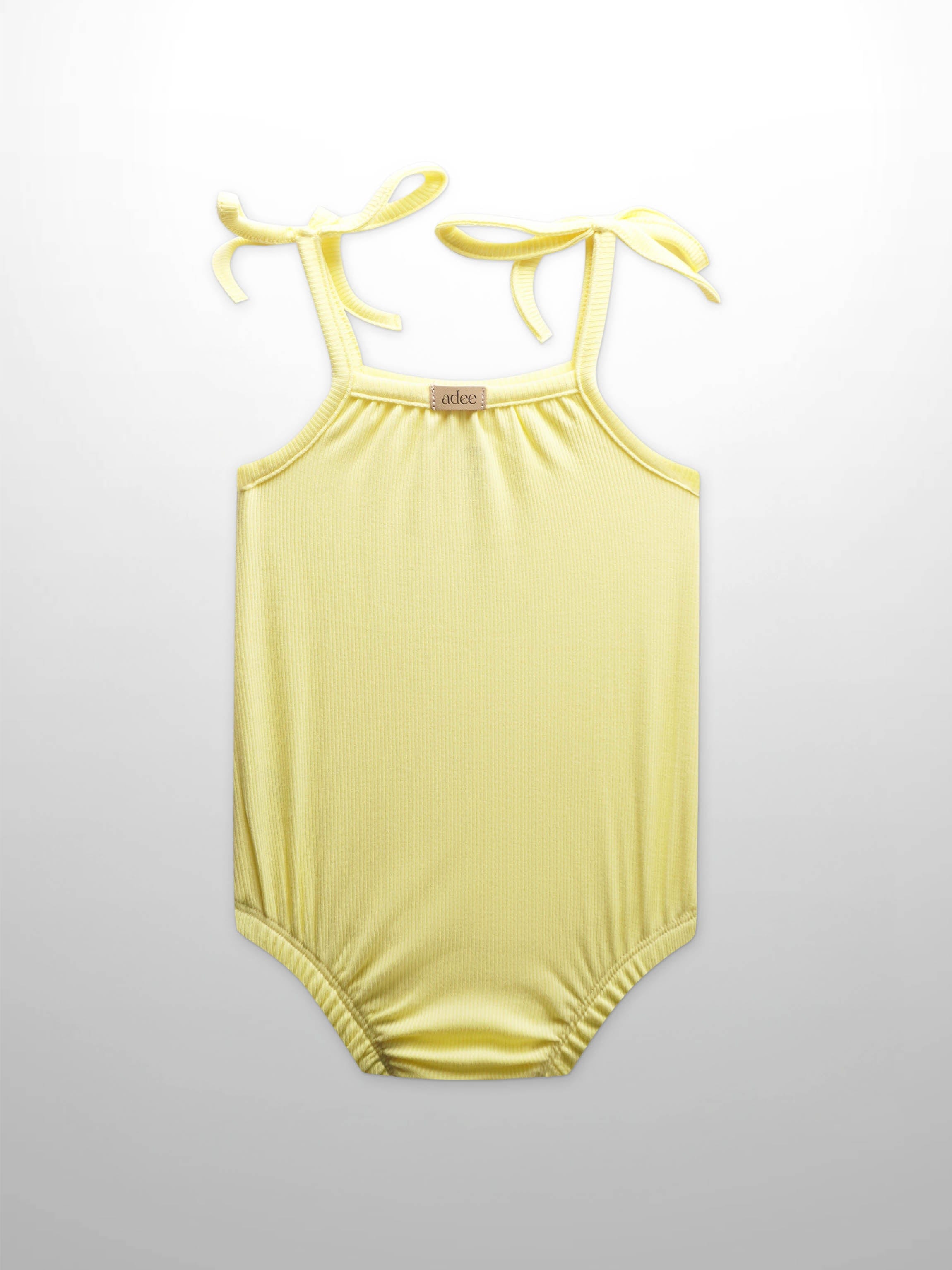 Yellow Romper- Bow