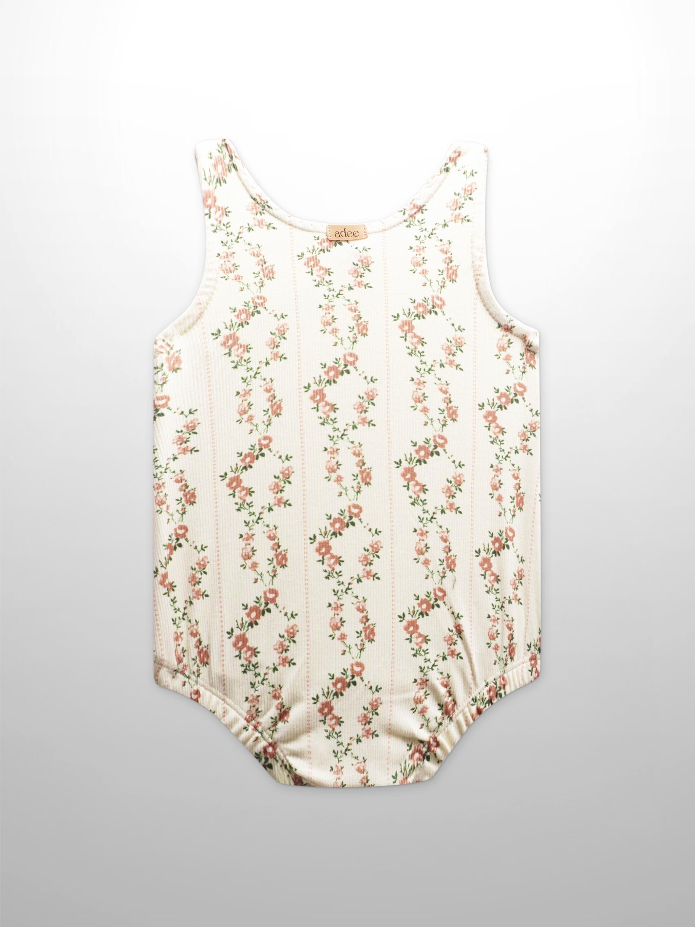 Floral Cascade Romper