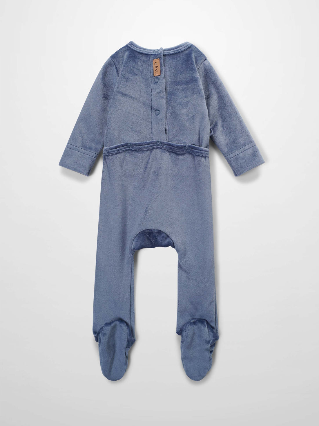 Velour Crossover Stretchy - Slate Blue