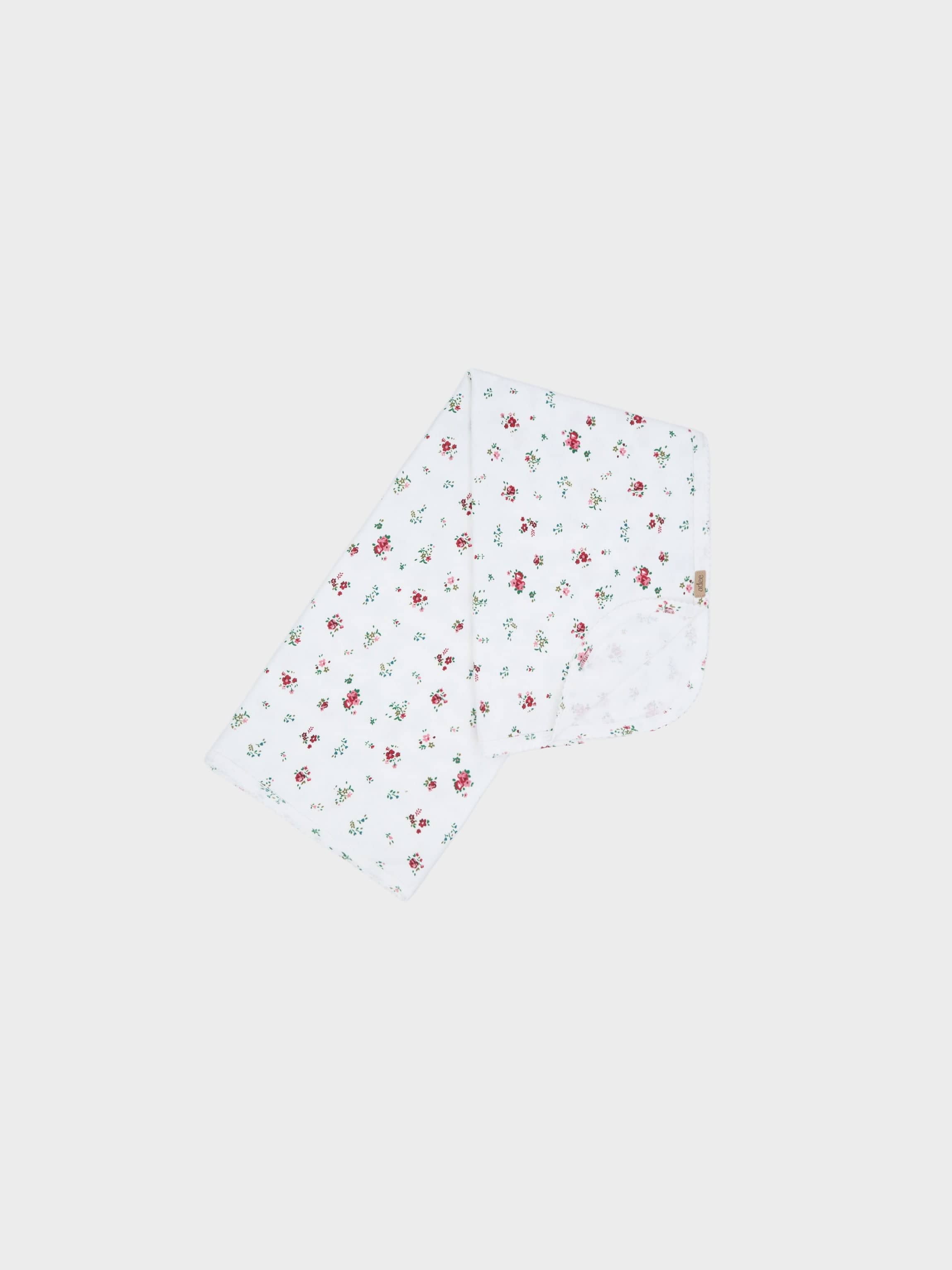 Freesia Flower- Blanket- Red