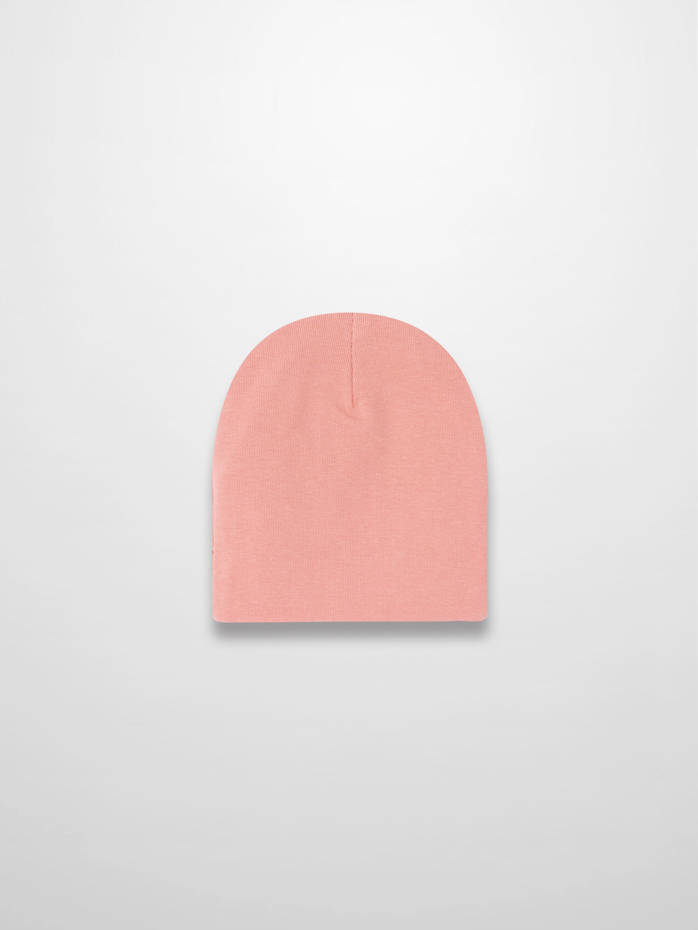 Pink Bow Beanie with Lace