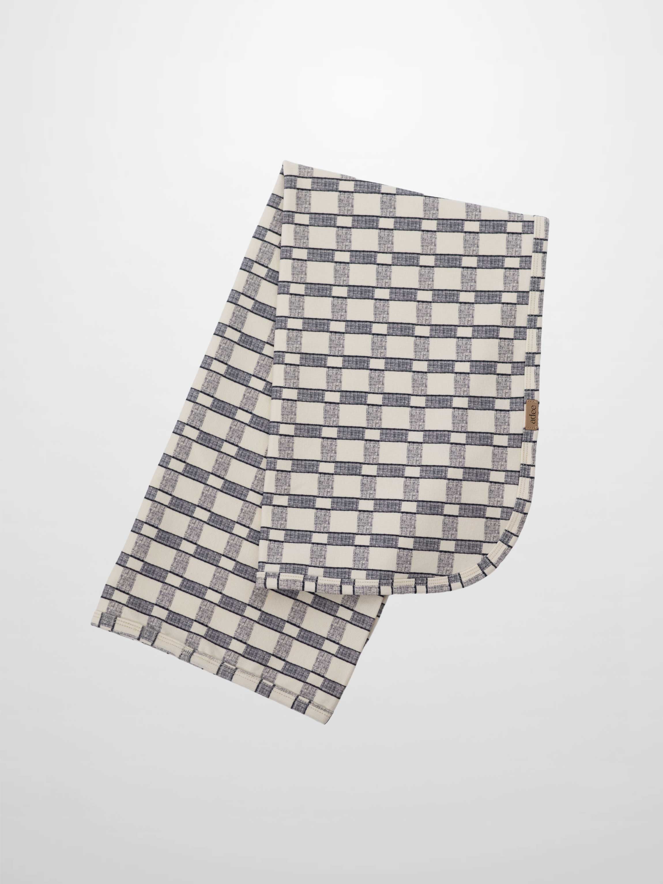 Windowpane Blanket - Blue