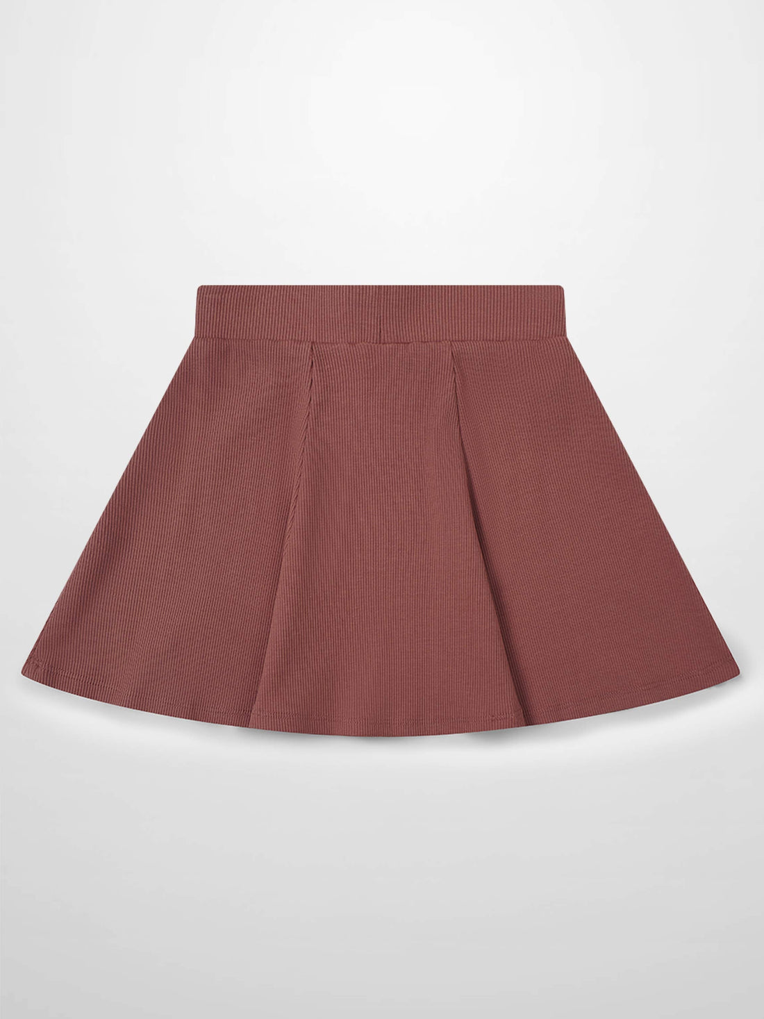 Embossed Logo Skirt - Brick