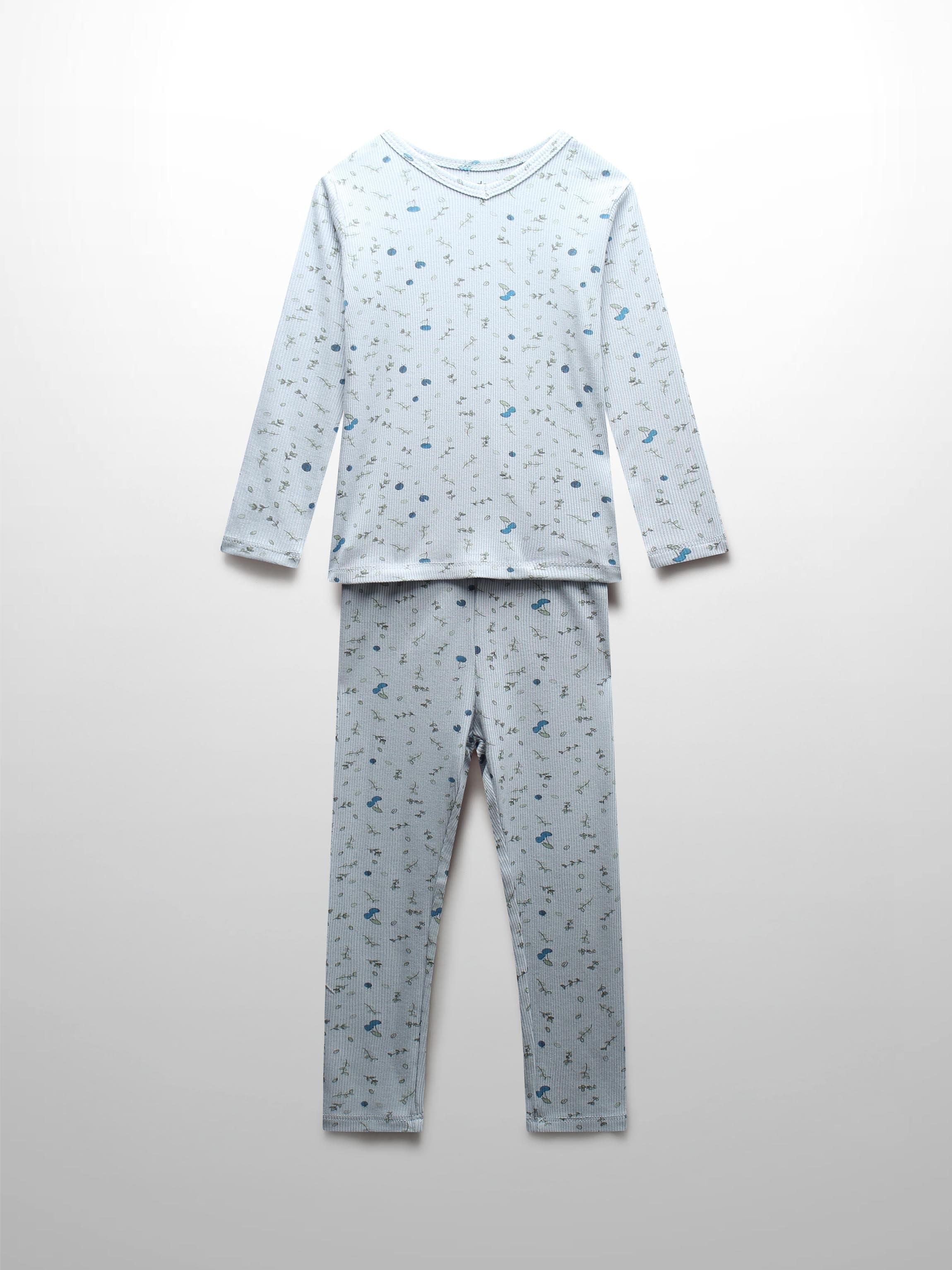 Mini Berry Pajamas - Blue