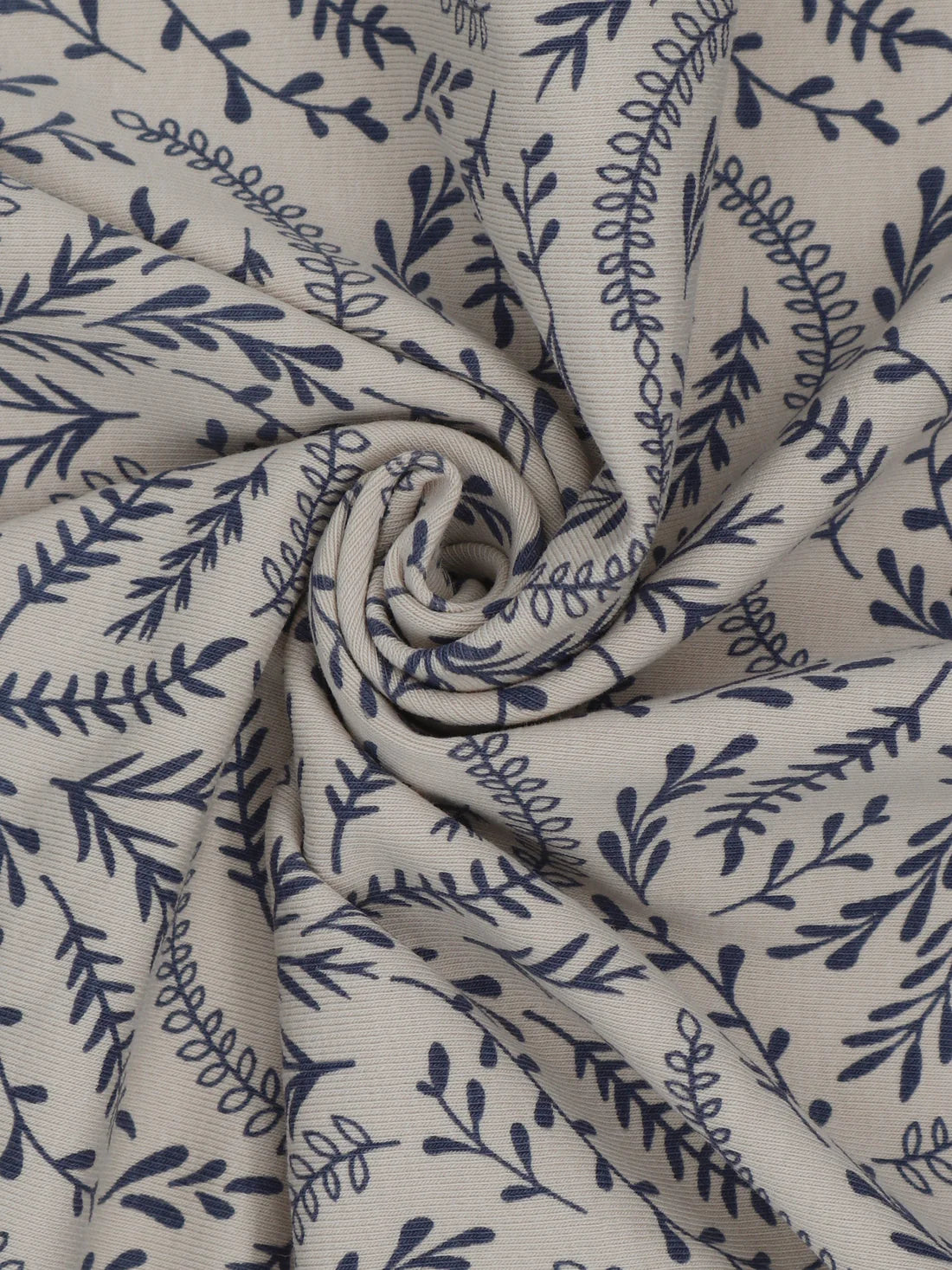 Paisley Print Stretchy- Blue