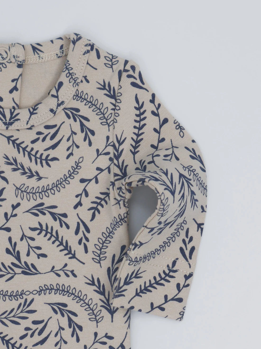 Paisley Print Stretchy- Blue