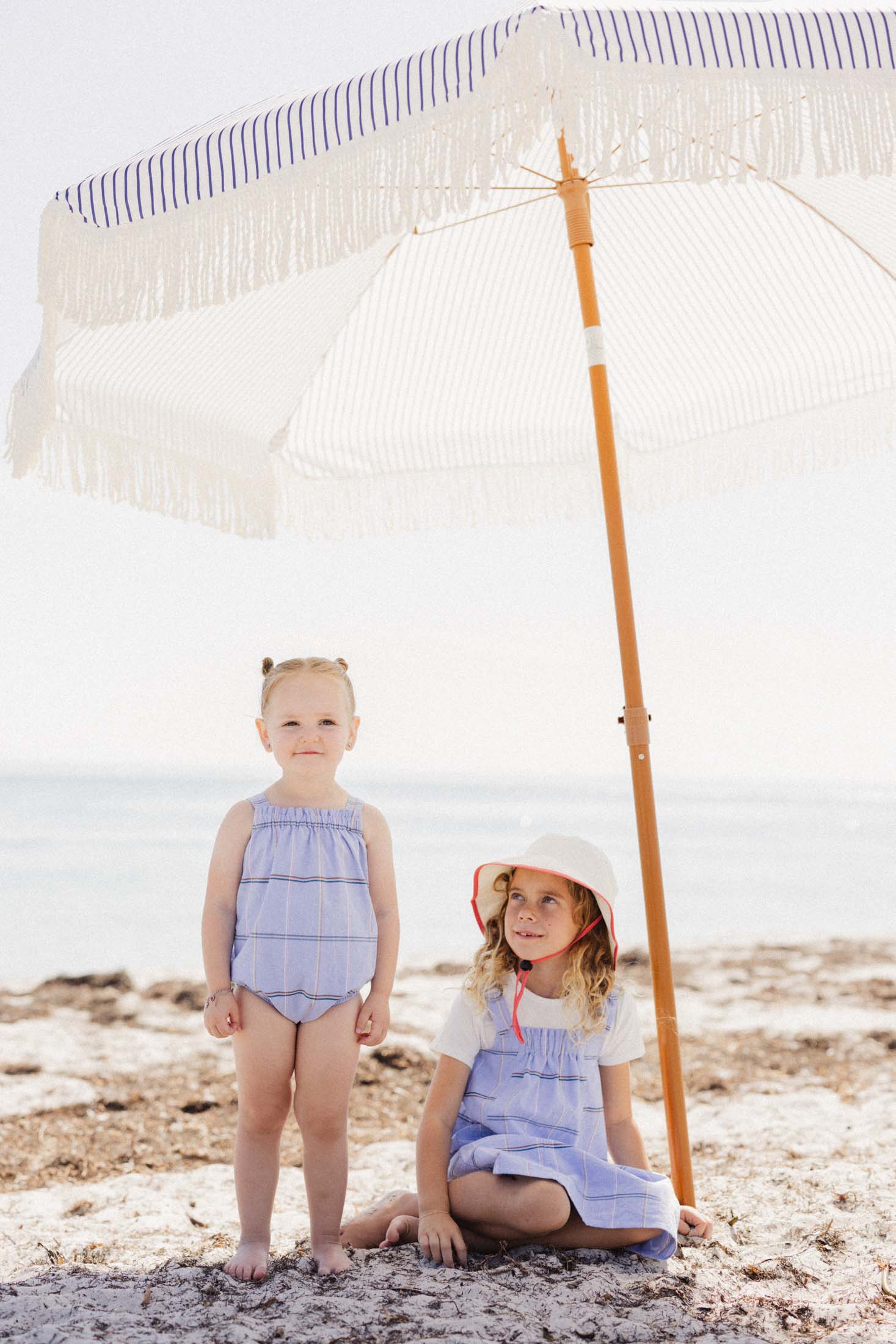 Cotton Plaid Romper