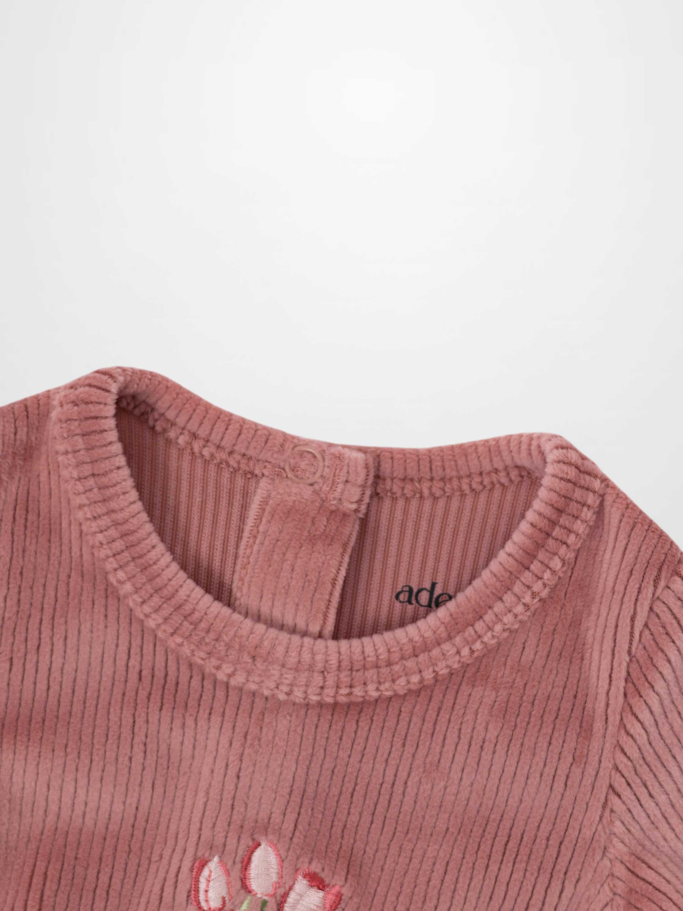 Embroidered Bouquet Stretchy