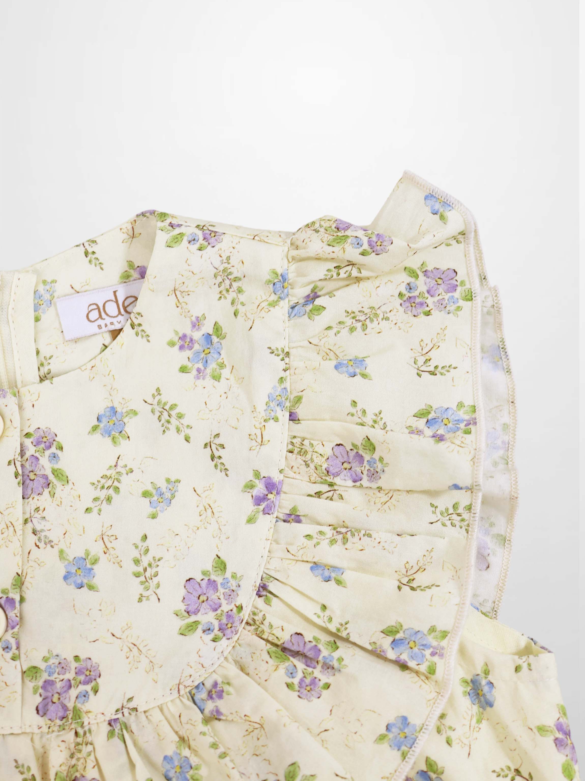 Ivory Flower Romper