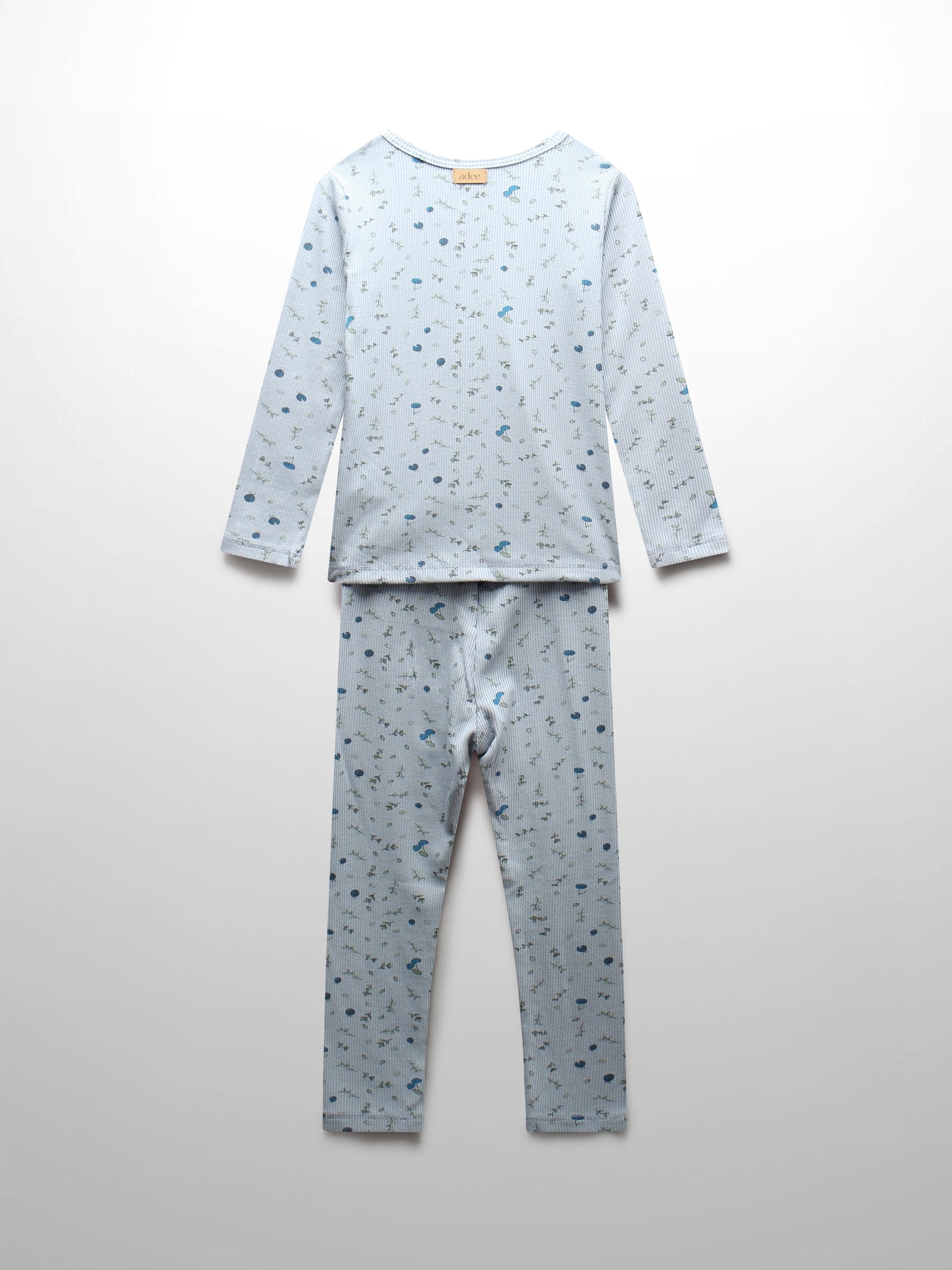 Mini Berry Pajamas - Blue