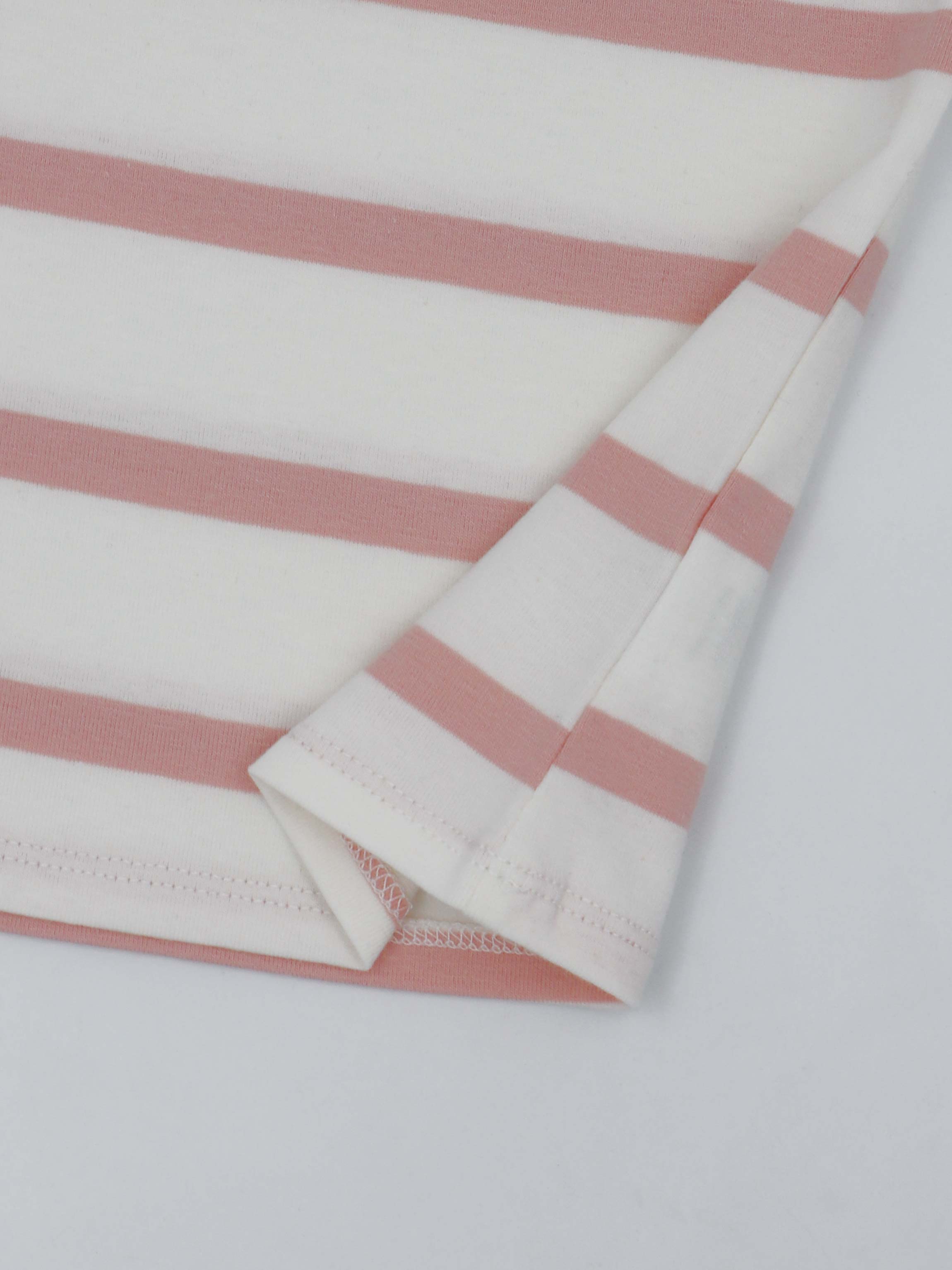 Tank Set with Ruffles-Pink & White Stripe