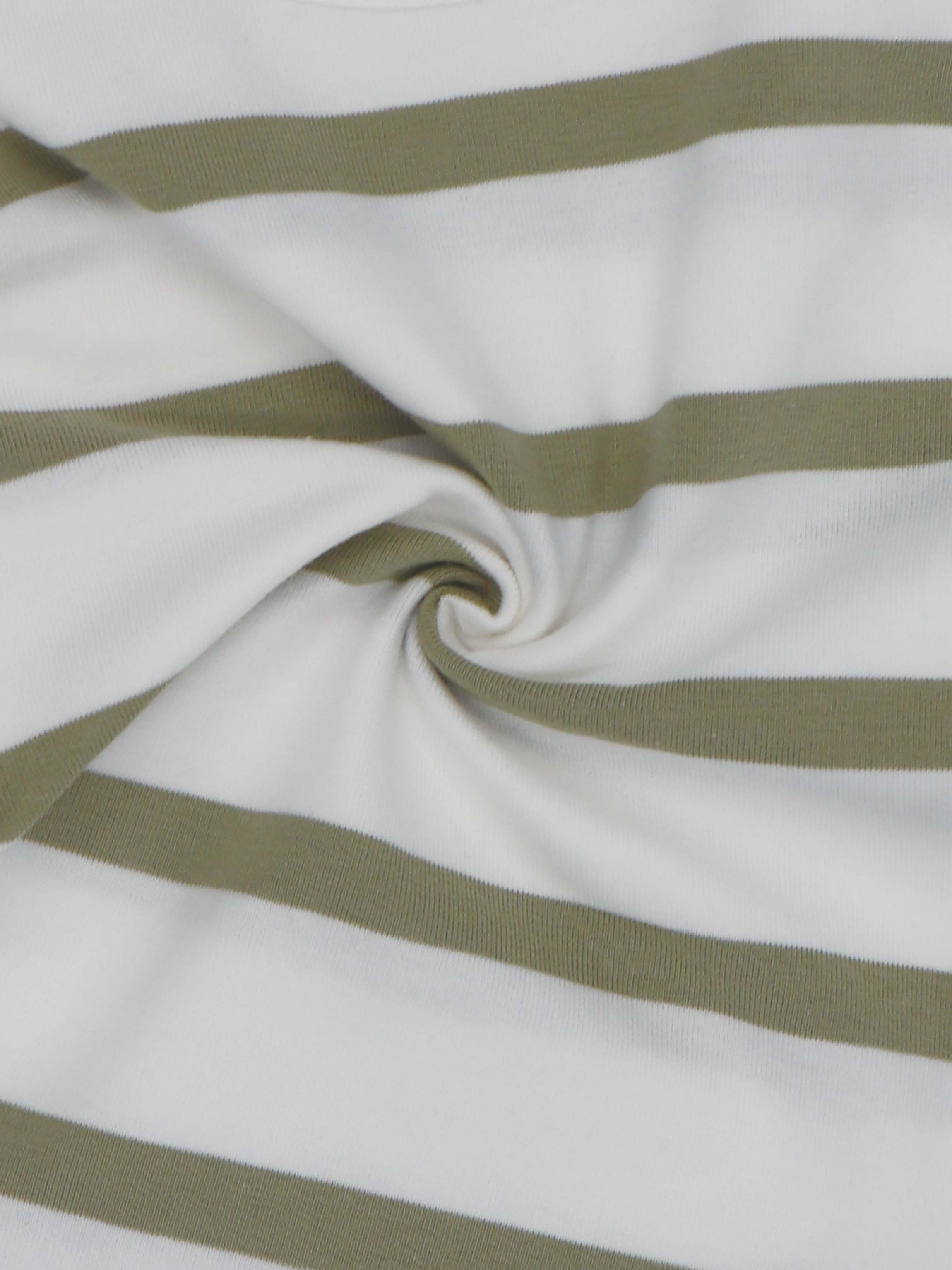 Tank Set with Ruffles-Green & White Stripe