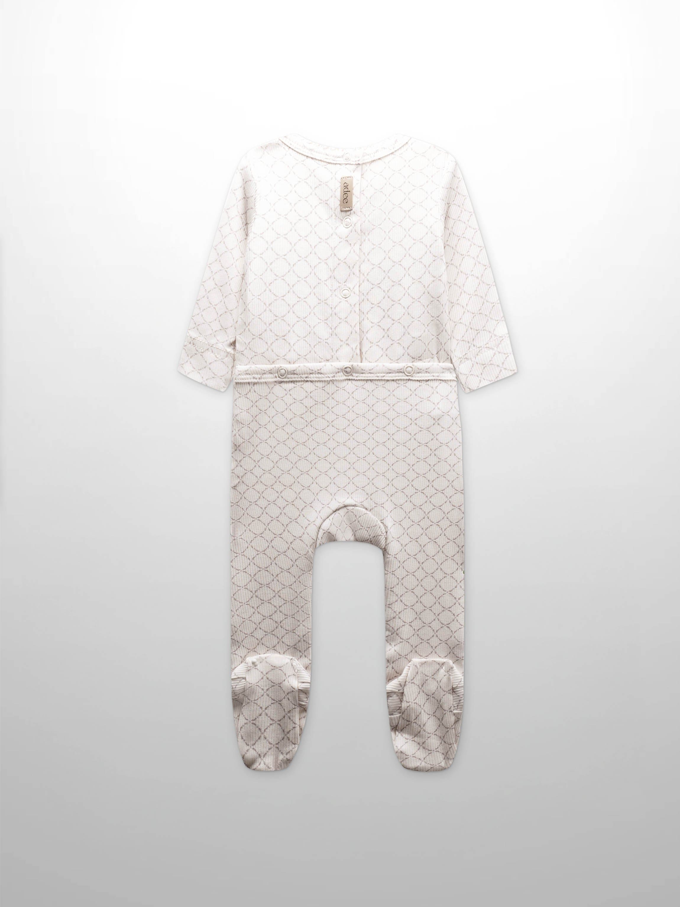 Tendril Vines Stretchy & Bonnet- Rose