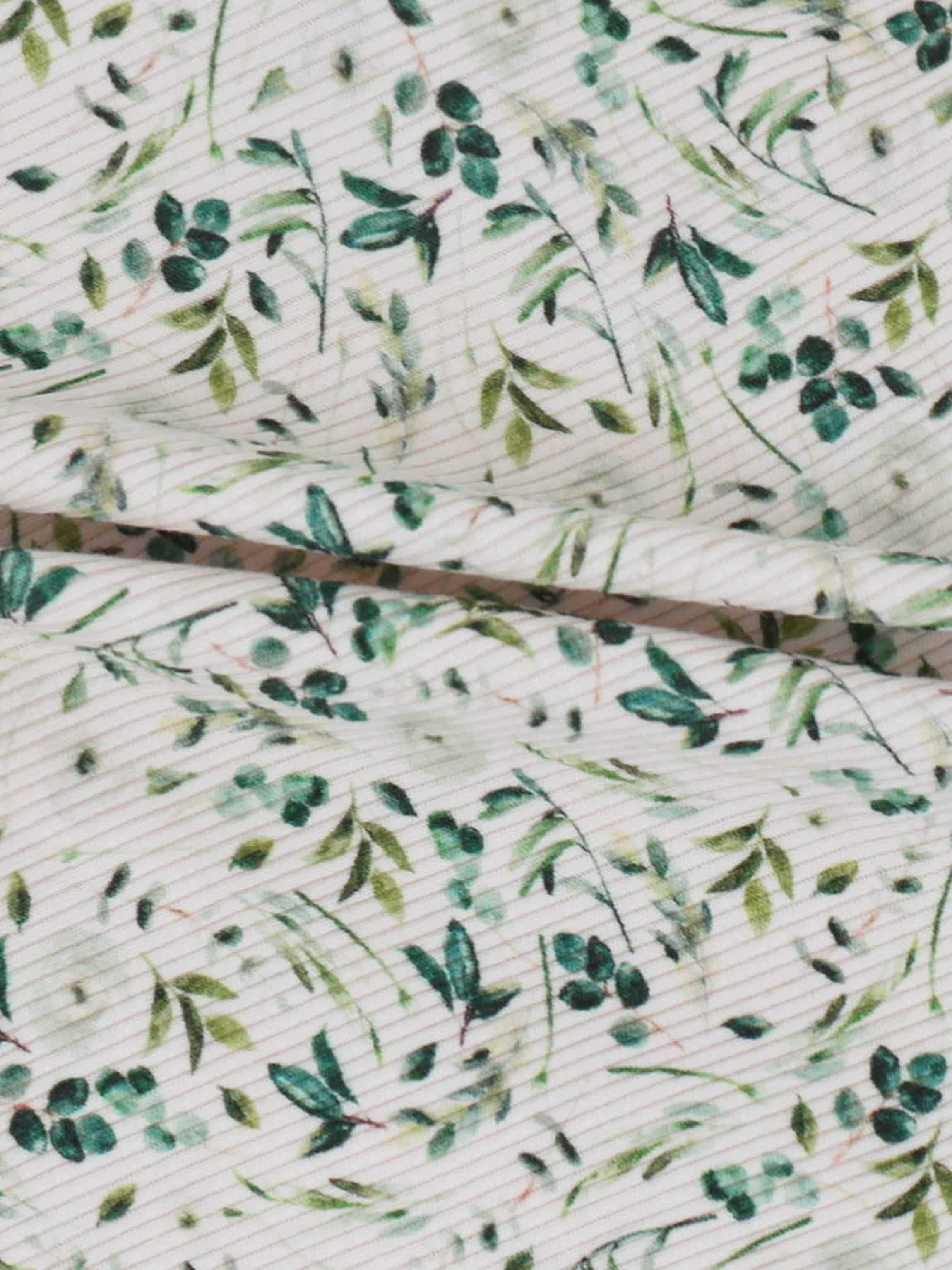Teal Leaves- Blanket