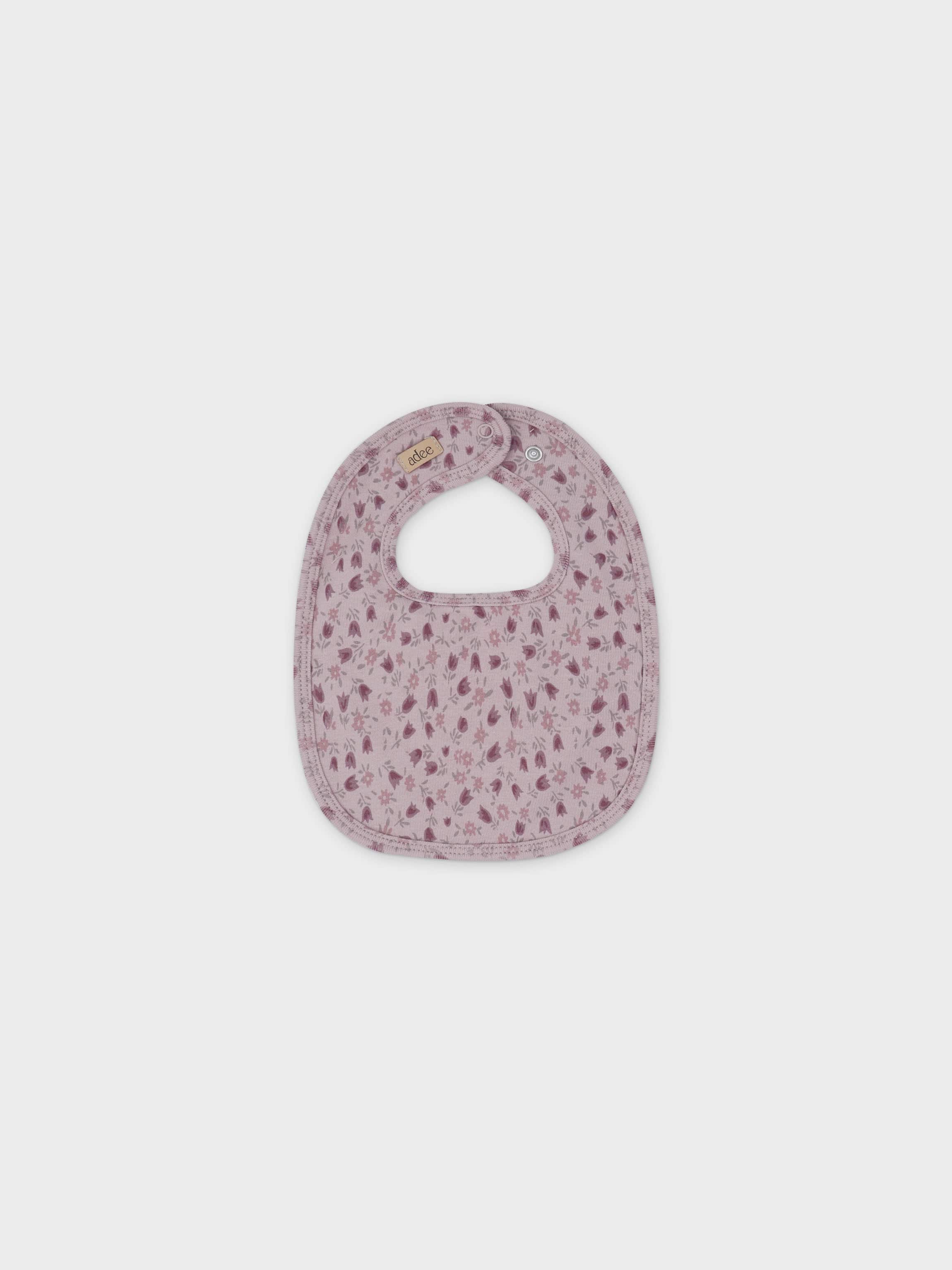 Pink Tulip Stretchy, Bonnet & Bib