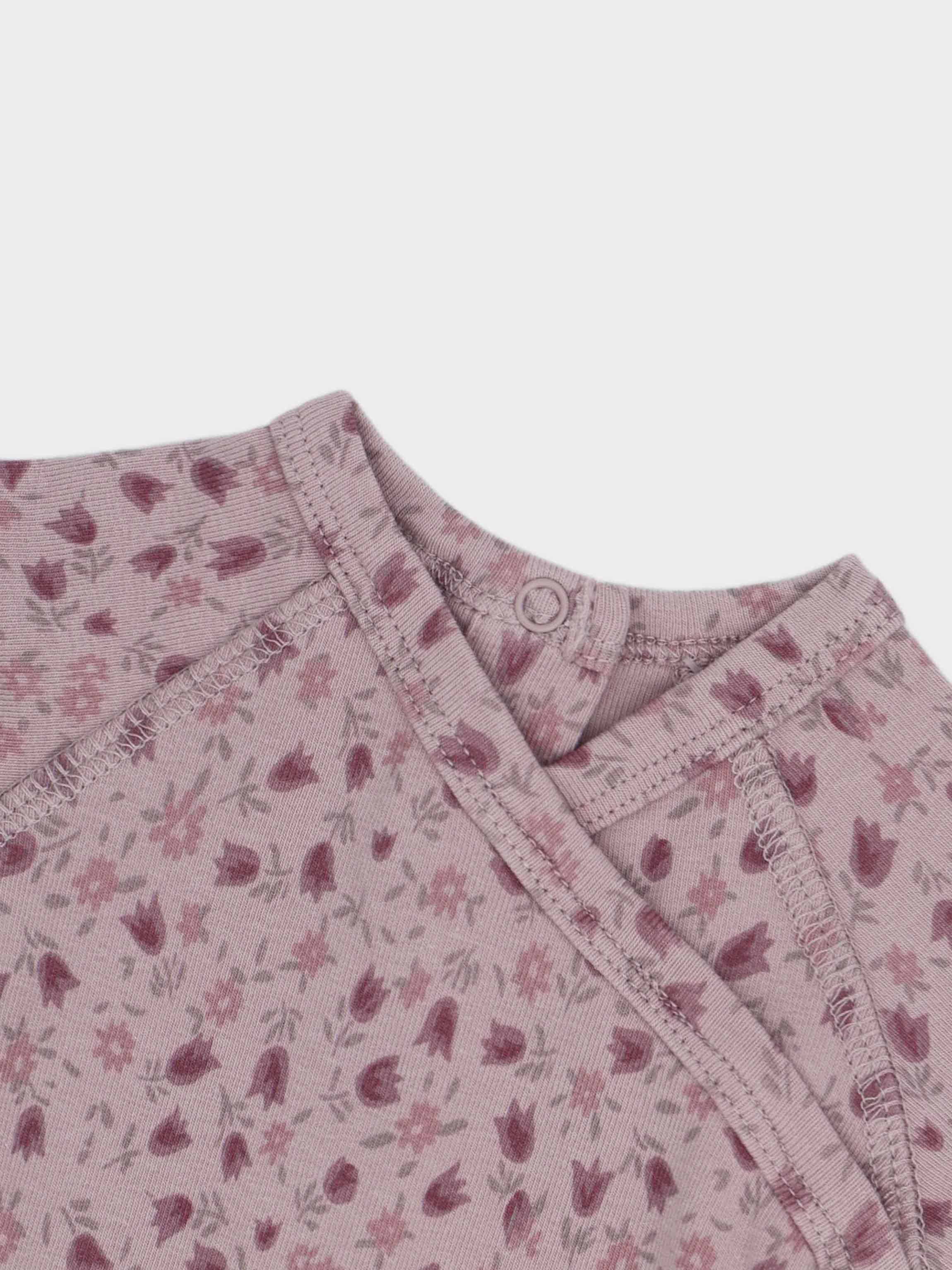 Pink Tulip Stretchy, Bonnet & Bib