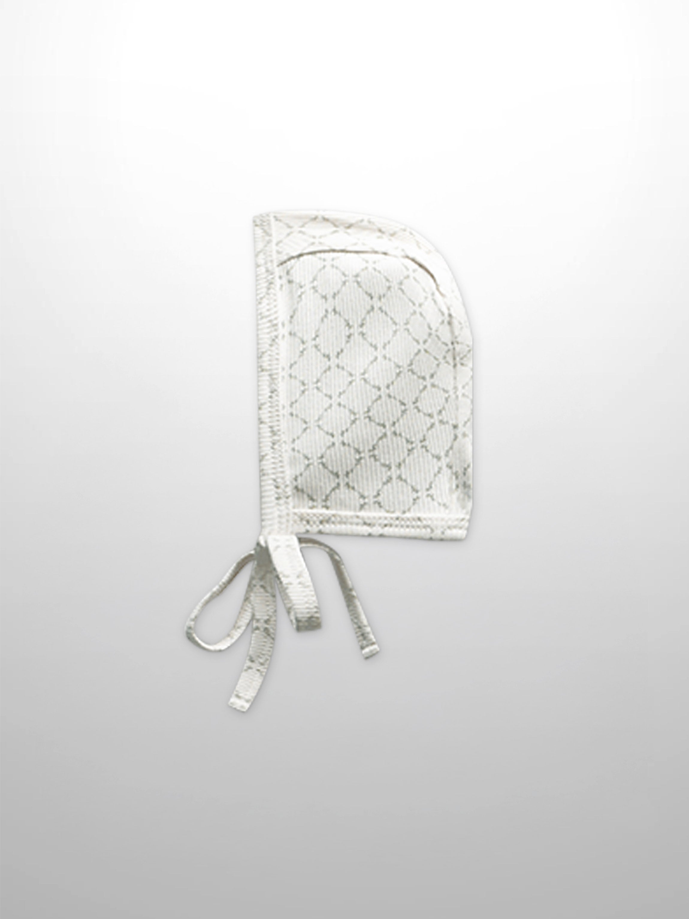 Tendril Vines Stretchy & Bonnet- Grey