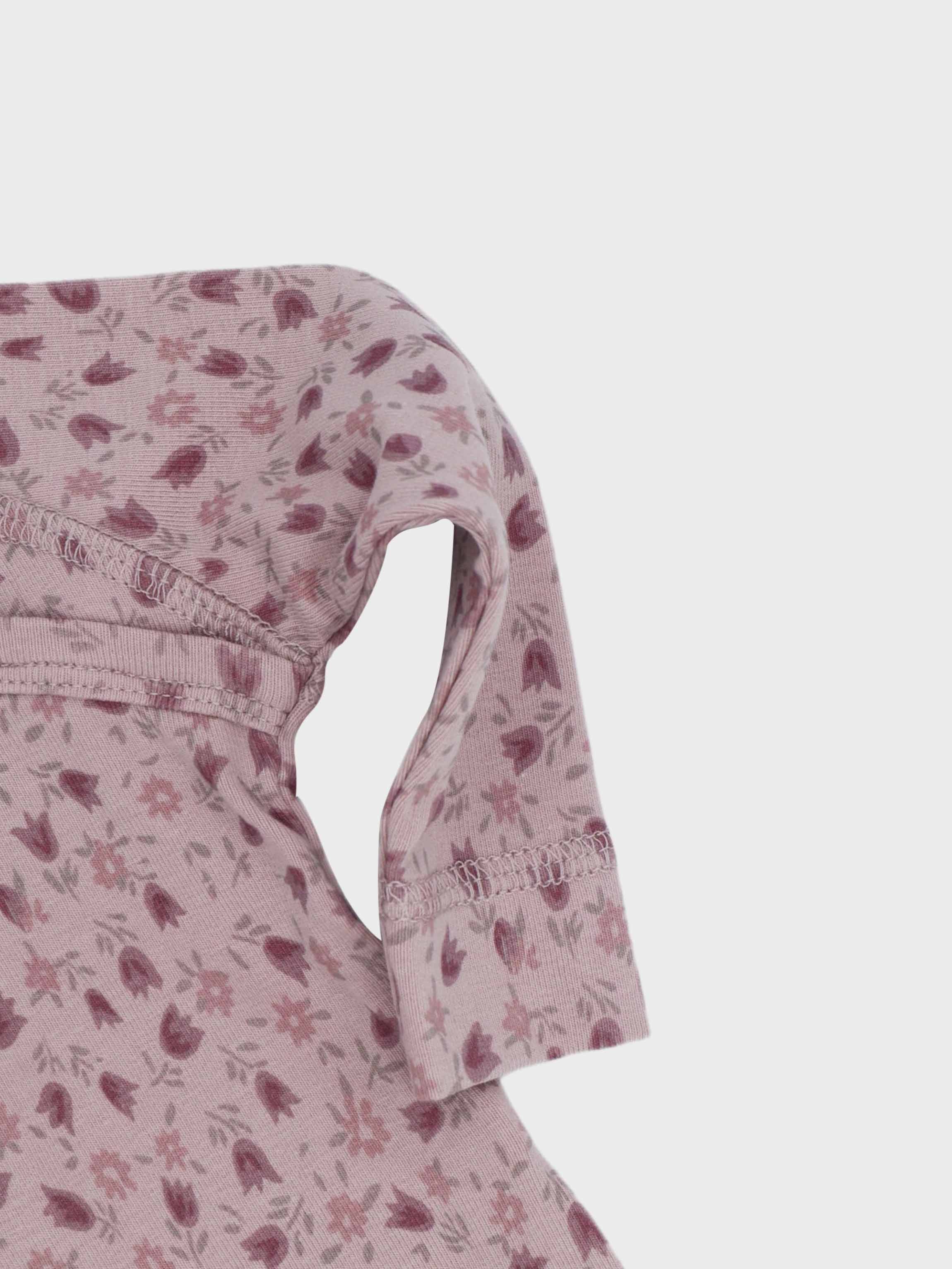 Pink Tulip Stretchy, Bonnet & Bib
