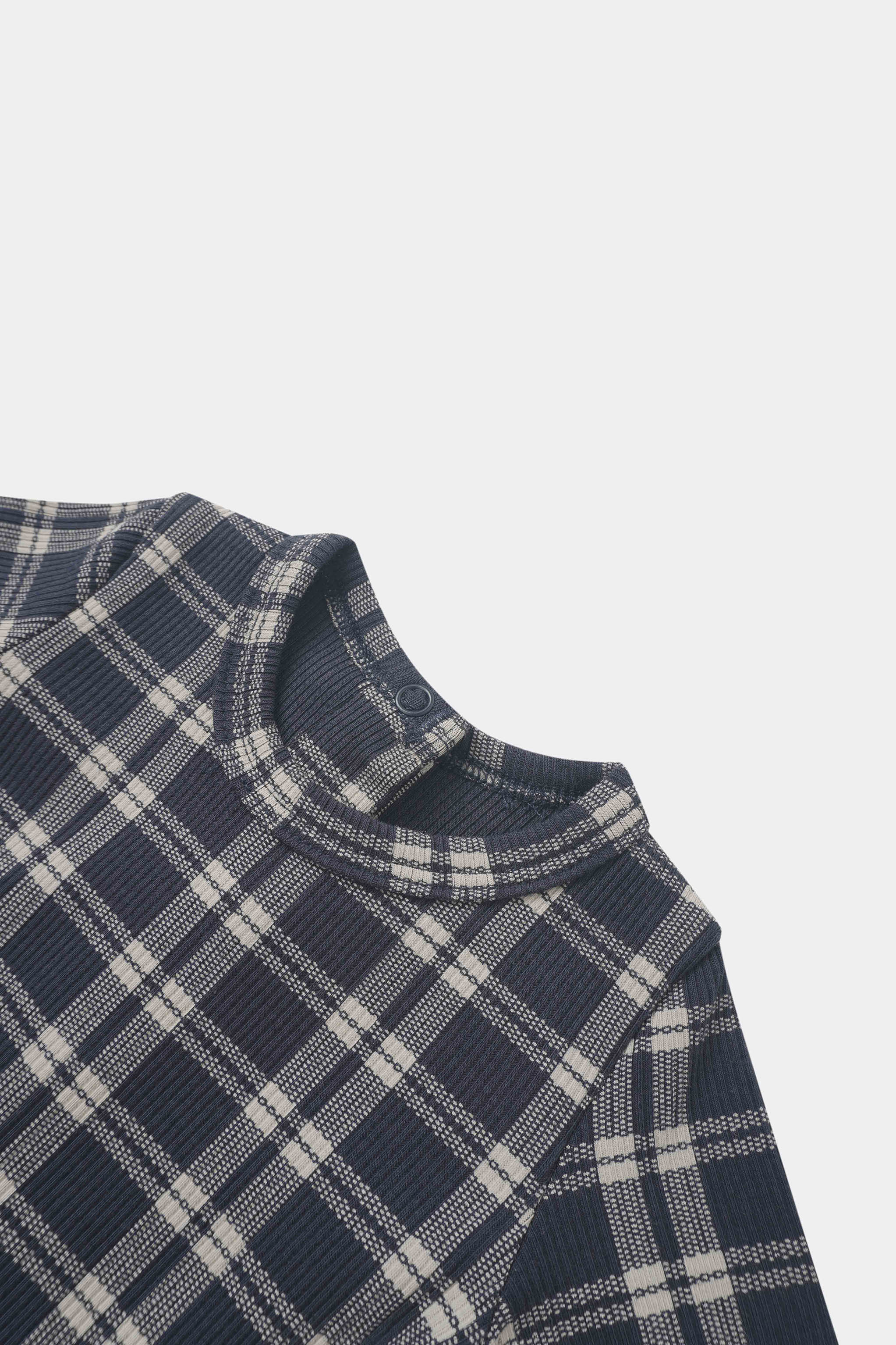 Adee Navy plaid Stretchy boys&
