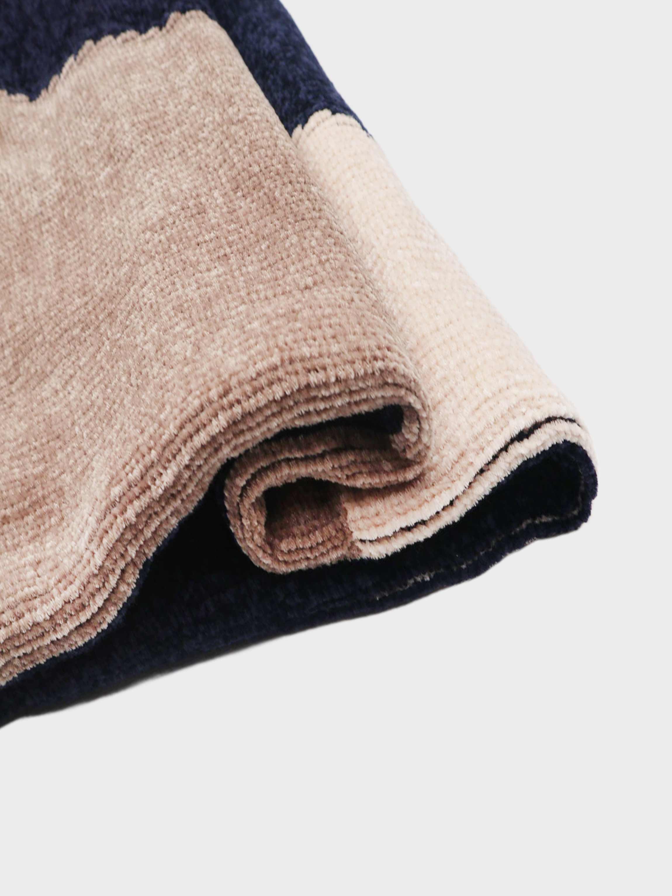 Color Block Blanket- Blue