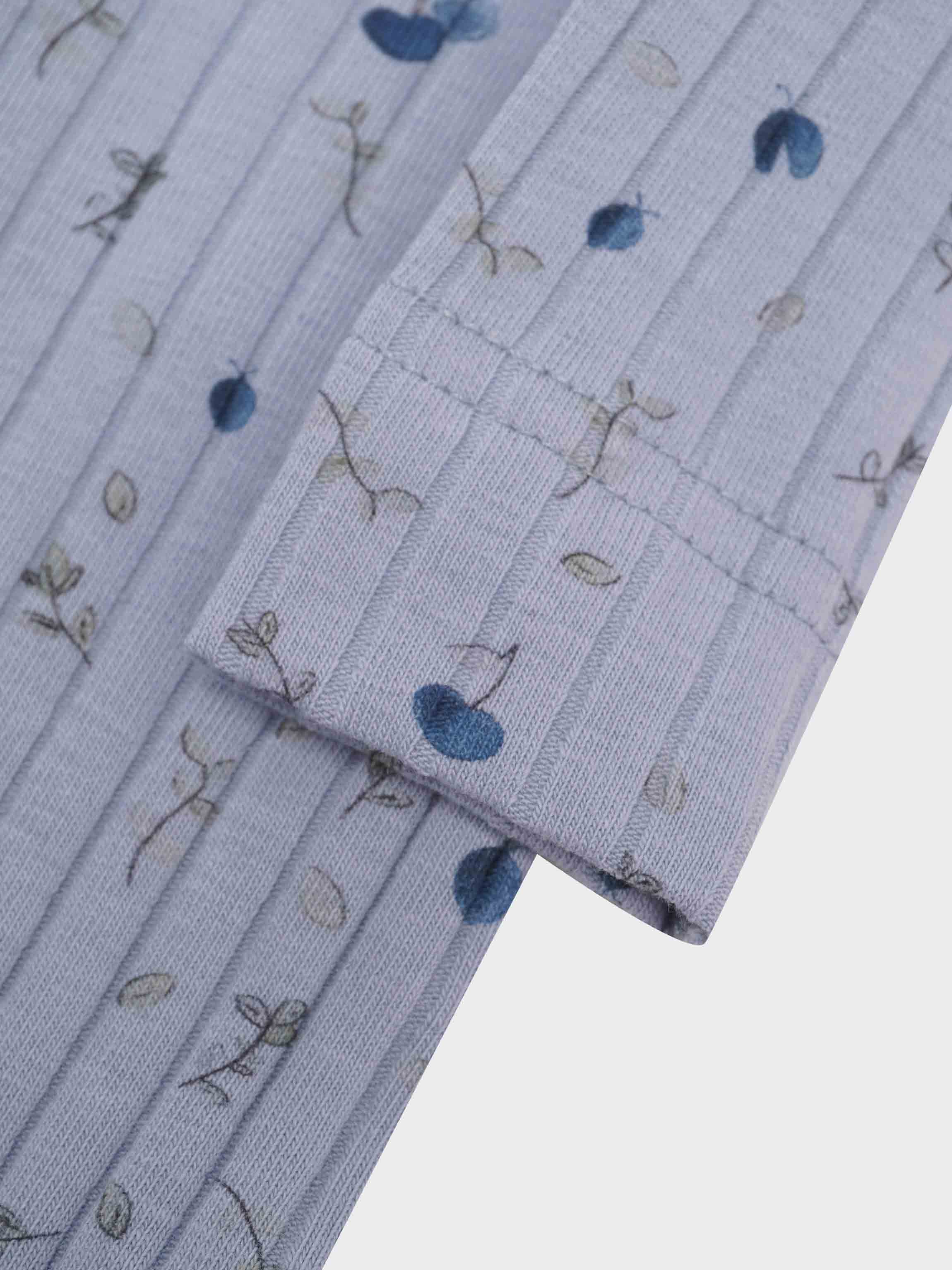 Mini Berry Stretchy, Beanie and Bib-Blue